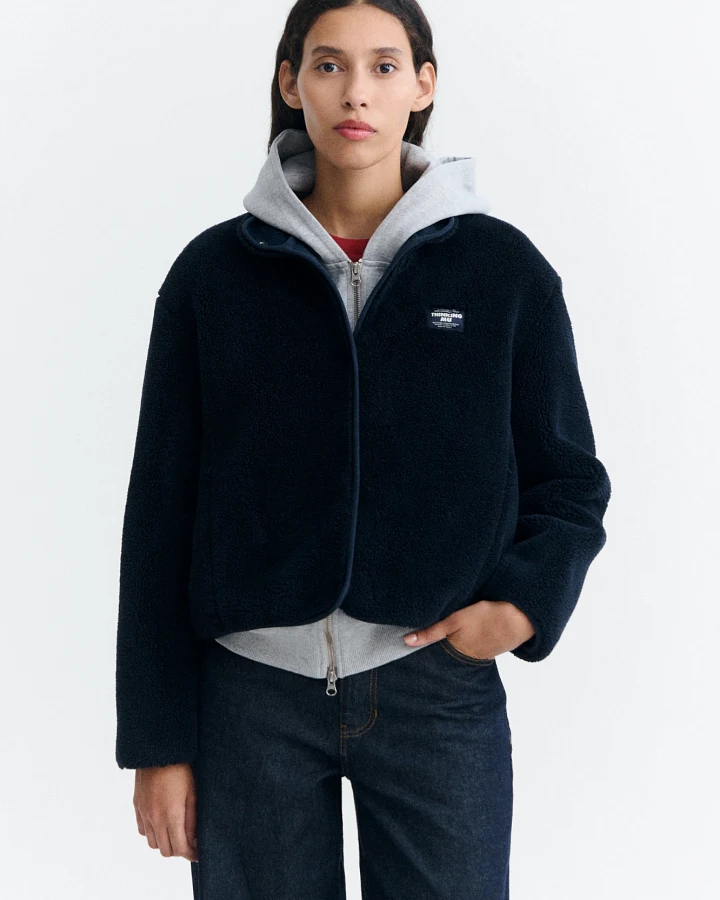 Thinking MU Damen vegan Jacke Kourtney Navy