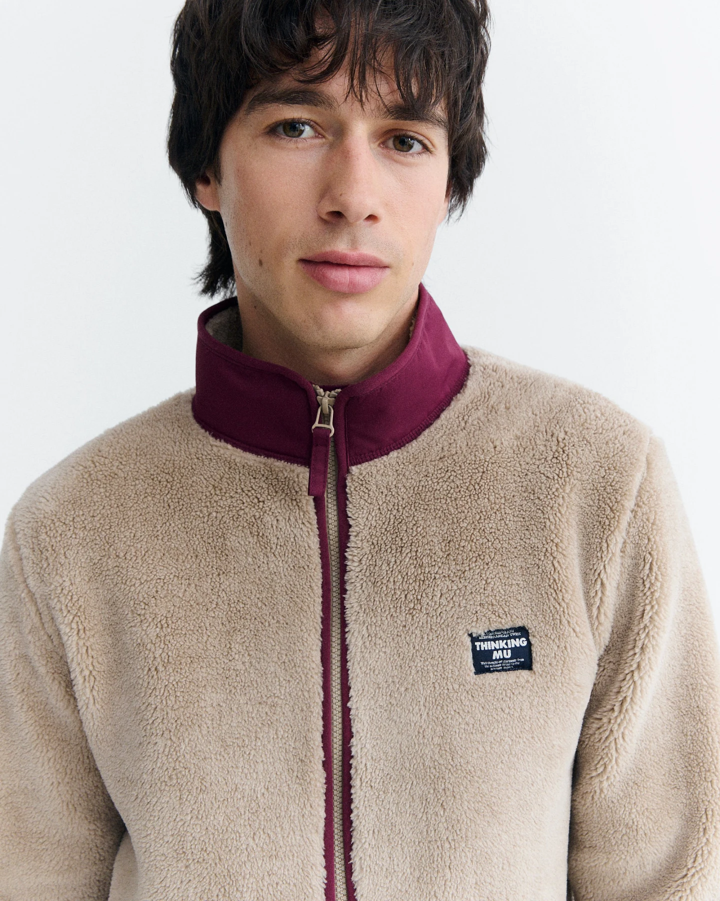 Thinking MU Herren vegan Jacke Marcos Brown – Ansicht 2
