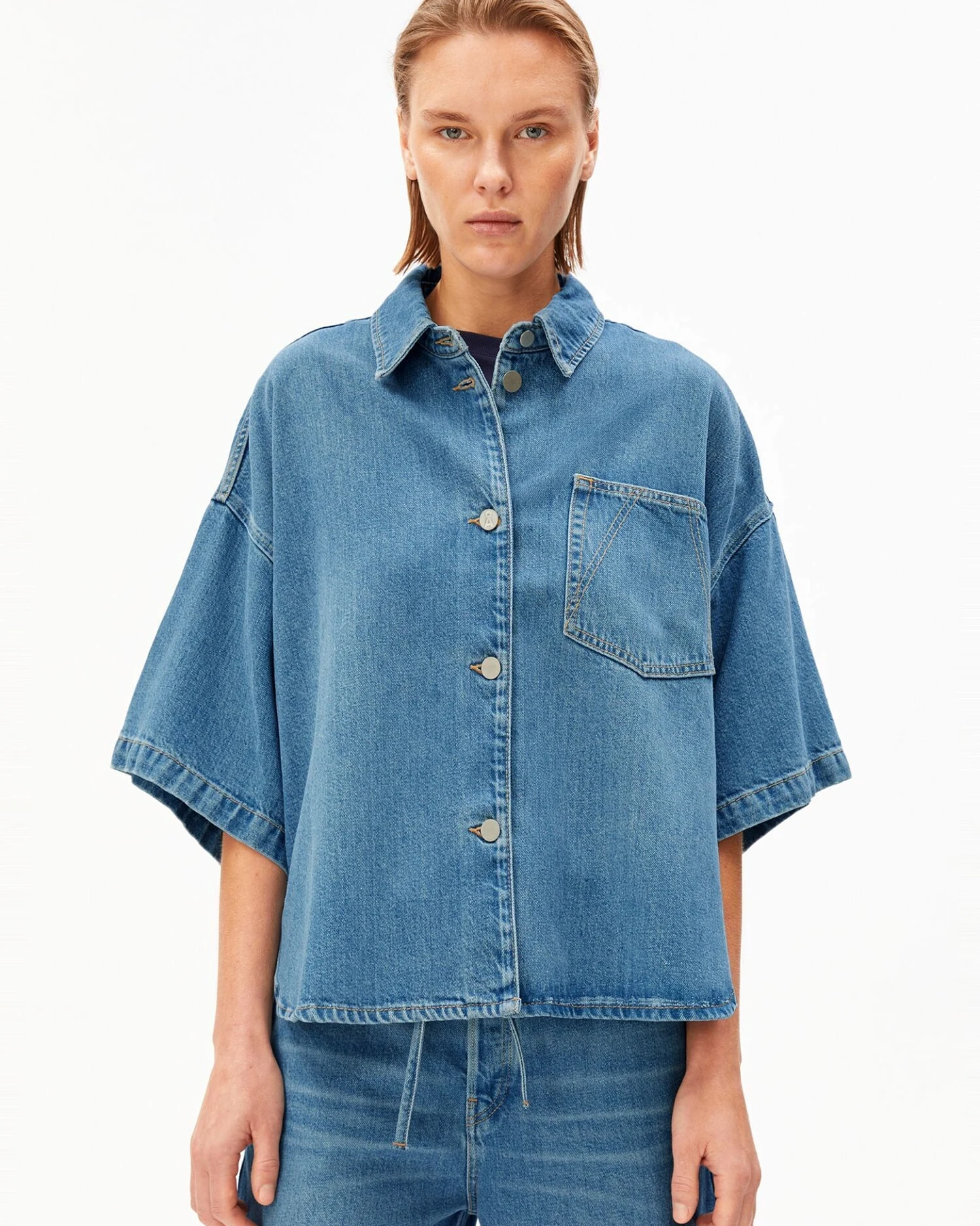 ARMEDANGELS Bluse DENIM – Ansicht 2