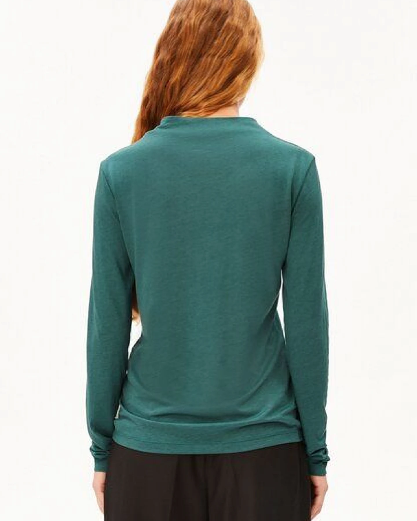 ARMEDANGELS CALUNAA Damen Longsleeve aus Bio-Woll Mix – Ansicht 2