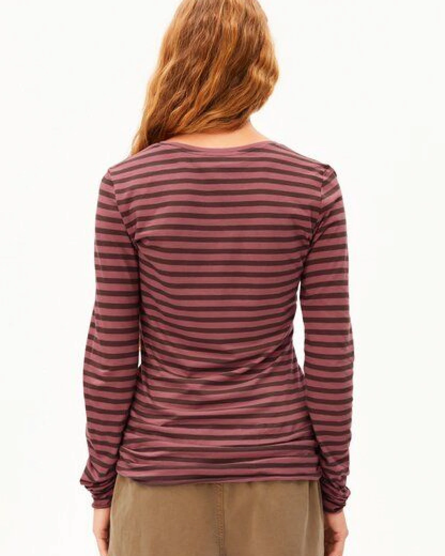 ARMEDANGELS EINIAARA STRIPES Damen Longsleeve aus Bio-Baumwolle – Ansicht 2