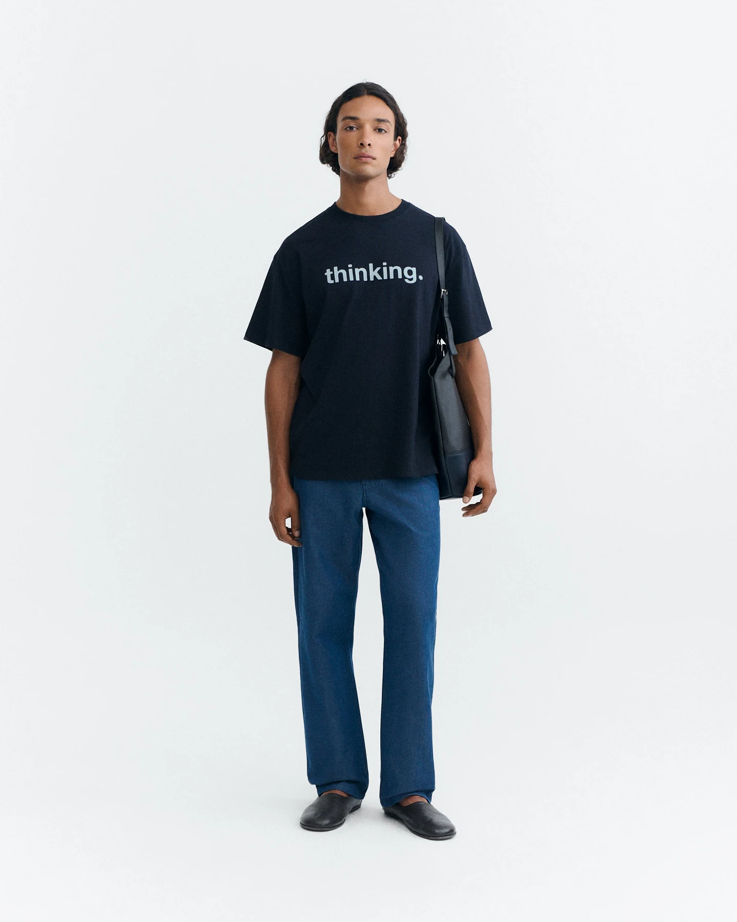 Thinking MU Herren vegan Jeans Mit Geradem Bein David Naturfarben Indigo – Ansicht 2