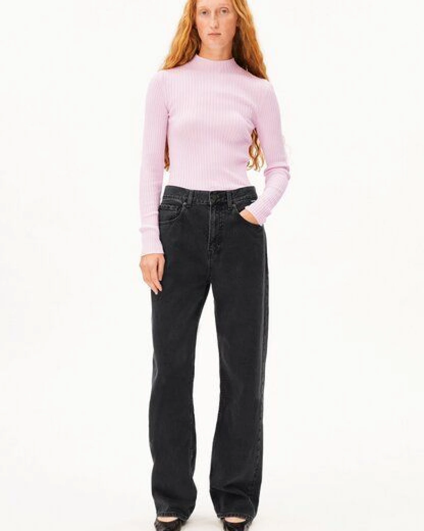 ARMEDANGELS ALAANIA Damen Pullover Slim Fit aus Bio-Baumwolle – Ansicht 4