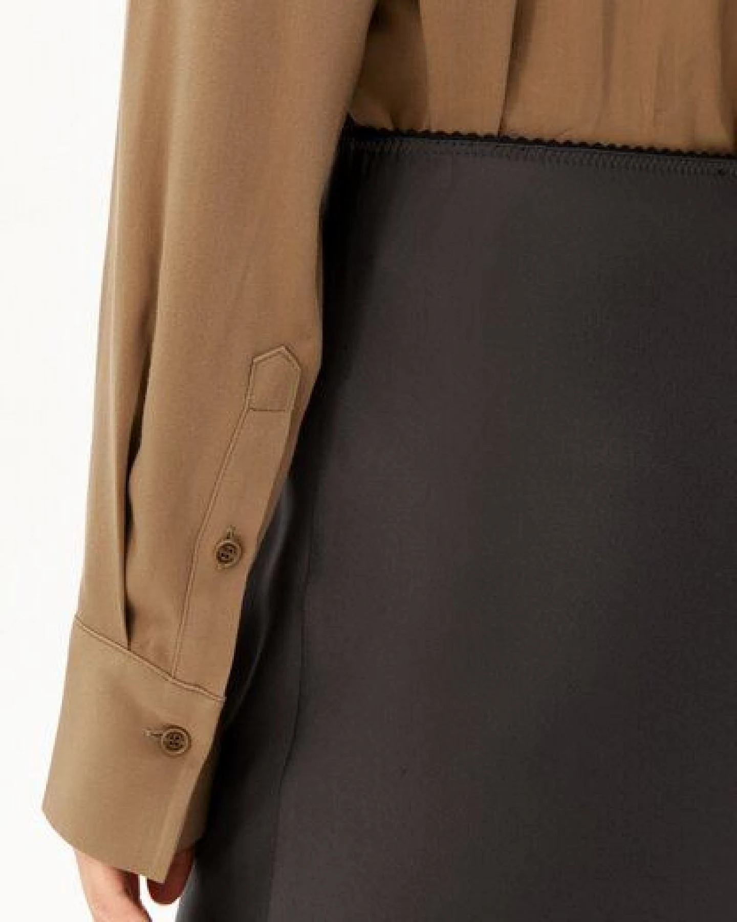 ARMEDANGELS LENOVAA SATIN Damen Webrock aus Naia Renew Mix – Ansicht 3