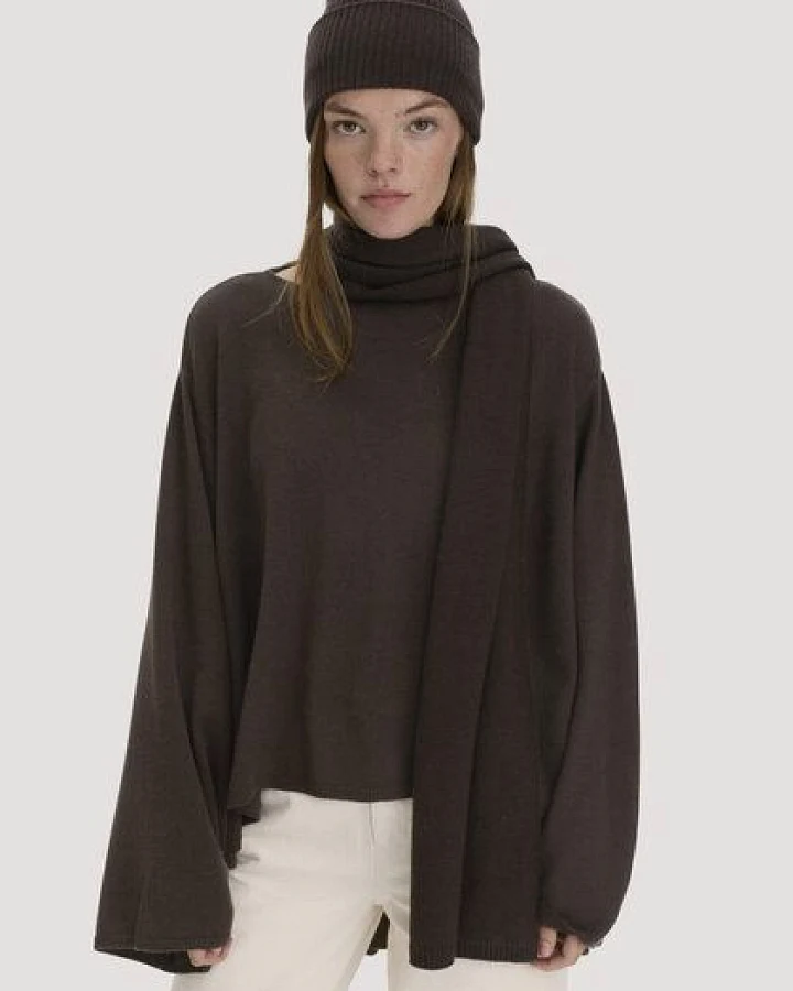 Produktseite: hessnatur Strick Schal aus Bio-Merinowolle mit Cashmere