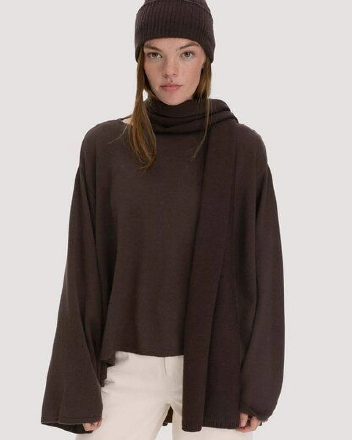 hessnatur Strick Schal aus Bio-Merinowolle mit Cashmere – Ansicht 4