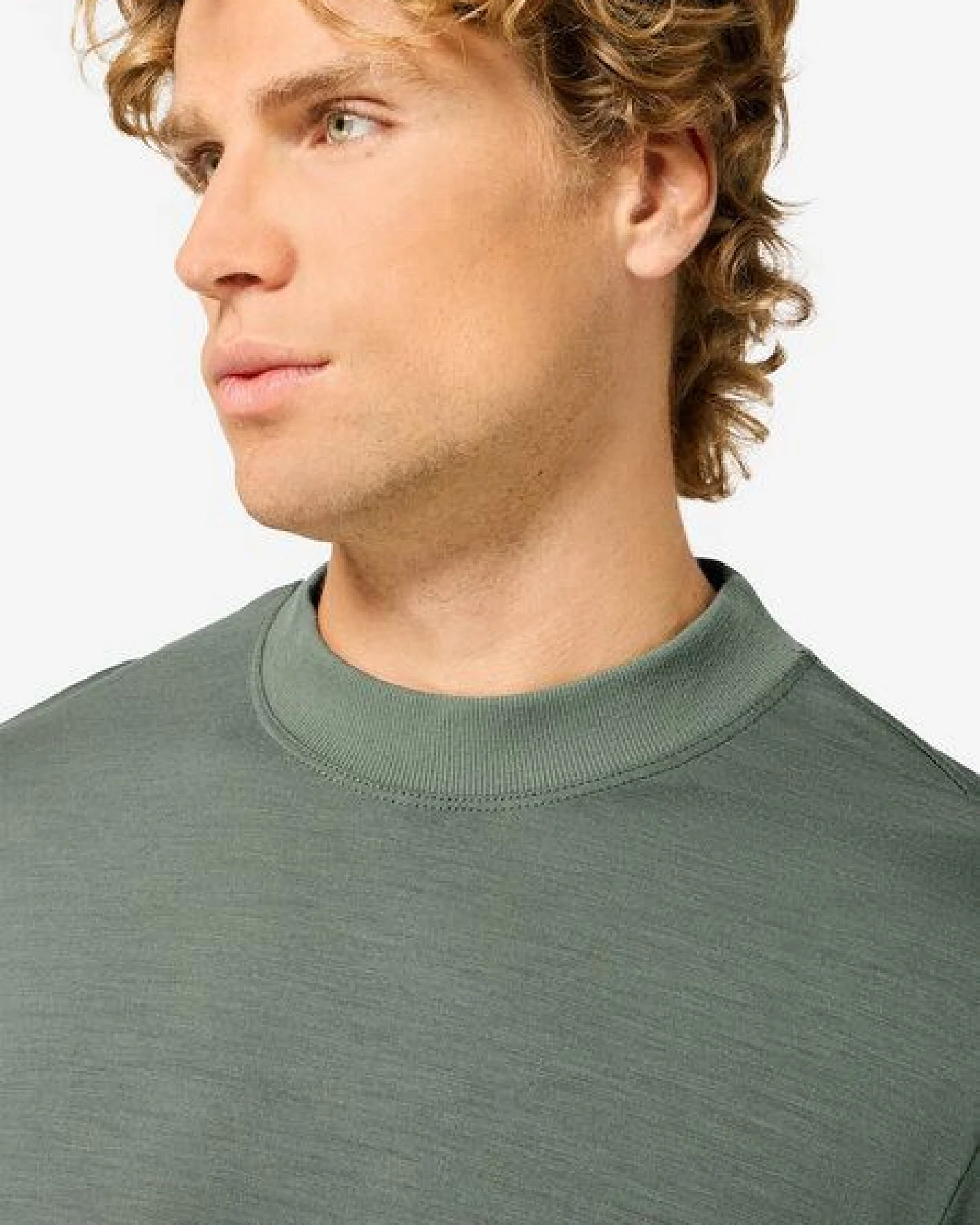 super.natural M CASUAL RIB BIO J LS für Herren, Merino – Ansicht 2