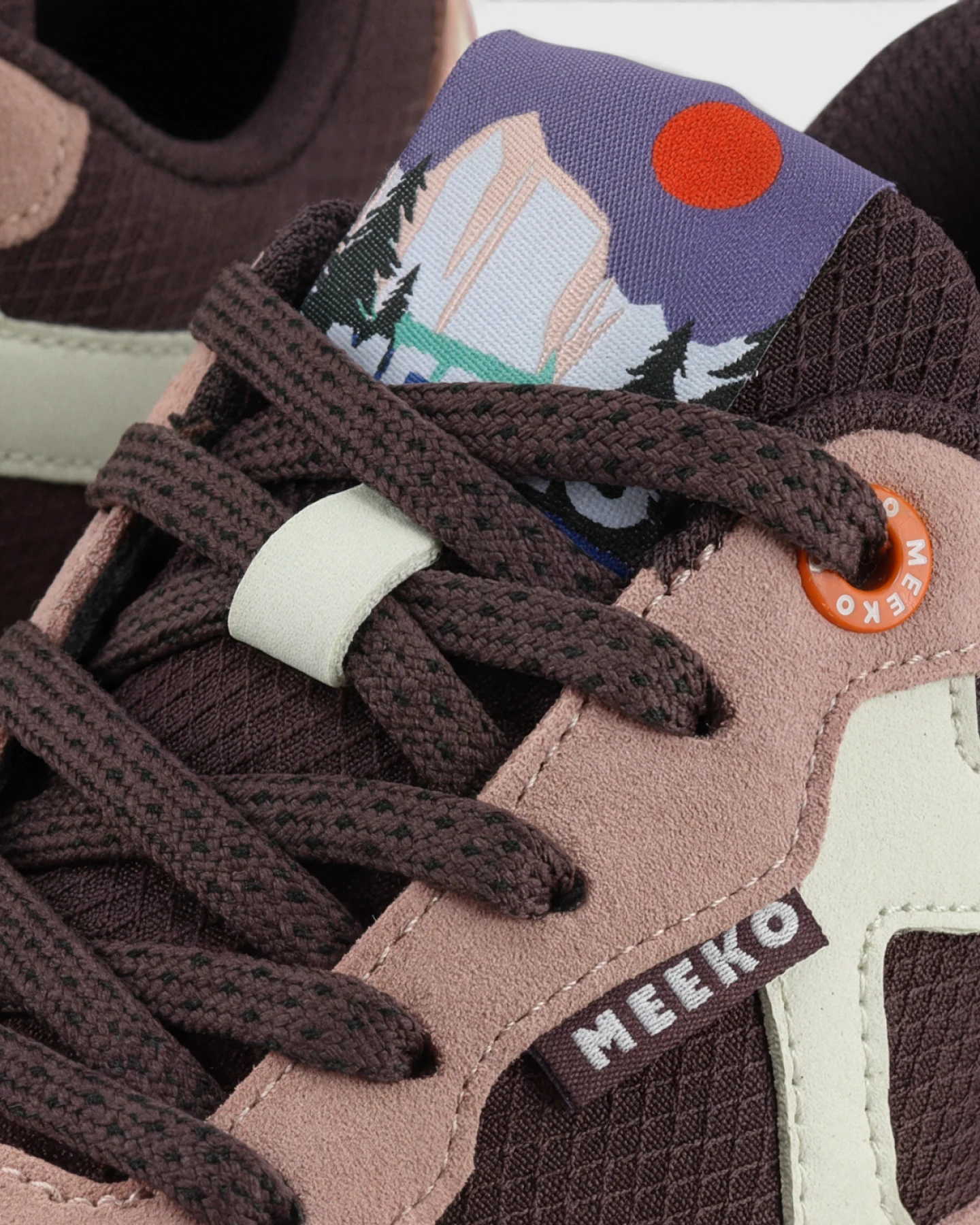 MEEKO Herren vegan Sneakers Nanuk Grape – Ansicht 2
