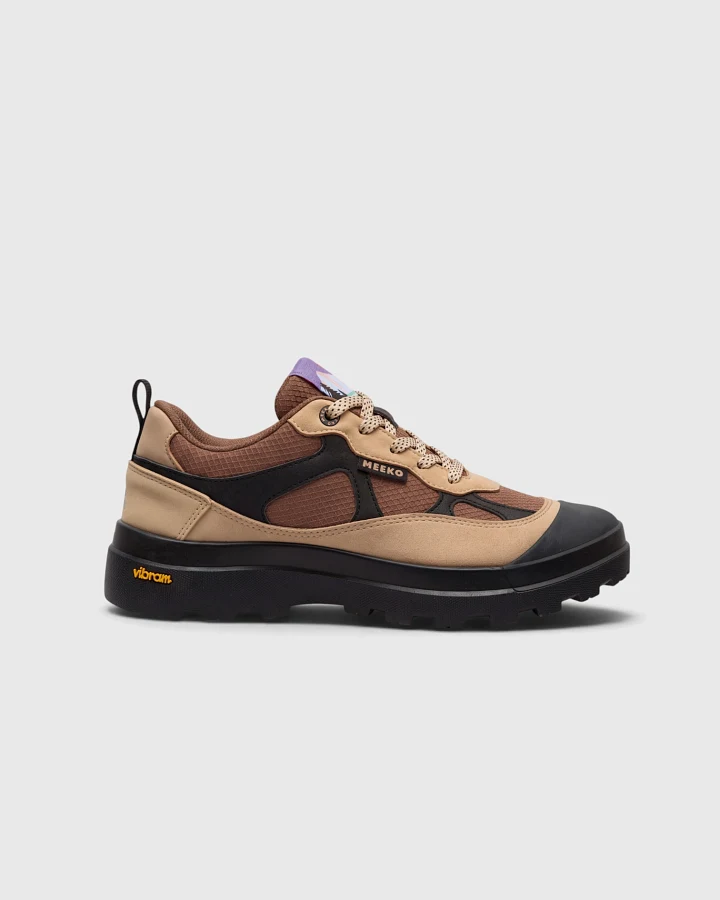 MEEKO Herren vegan Sneaker Nanuk Schokoladenbraun