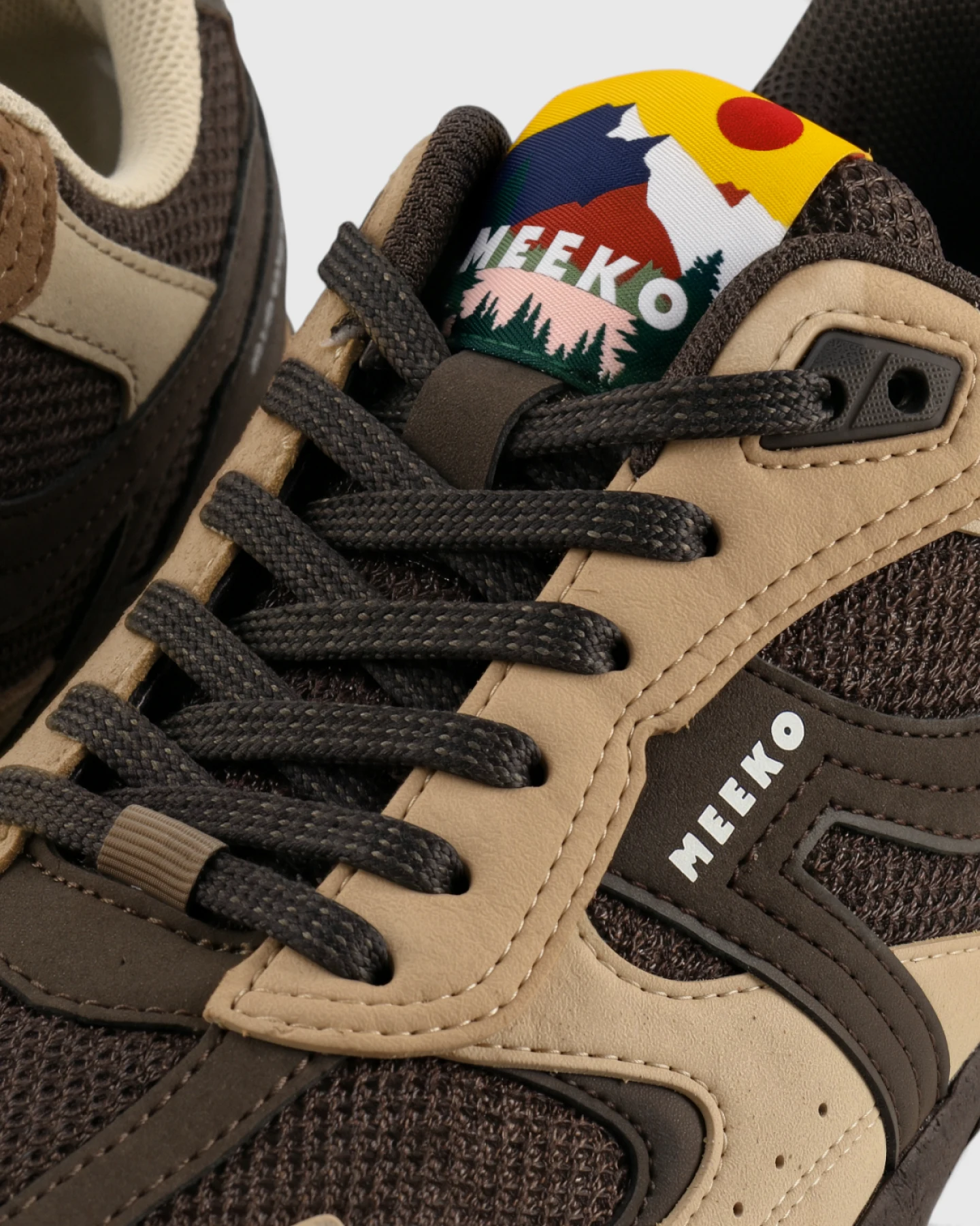 MEEKO Herren vegan Sneaker Capra Taupe – Ansicht 2