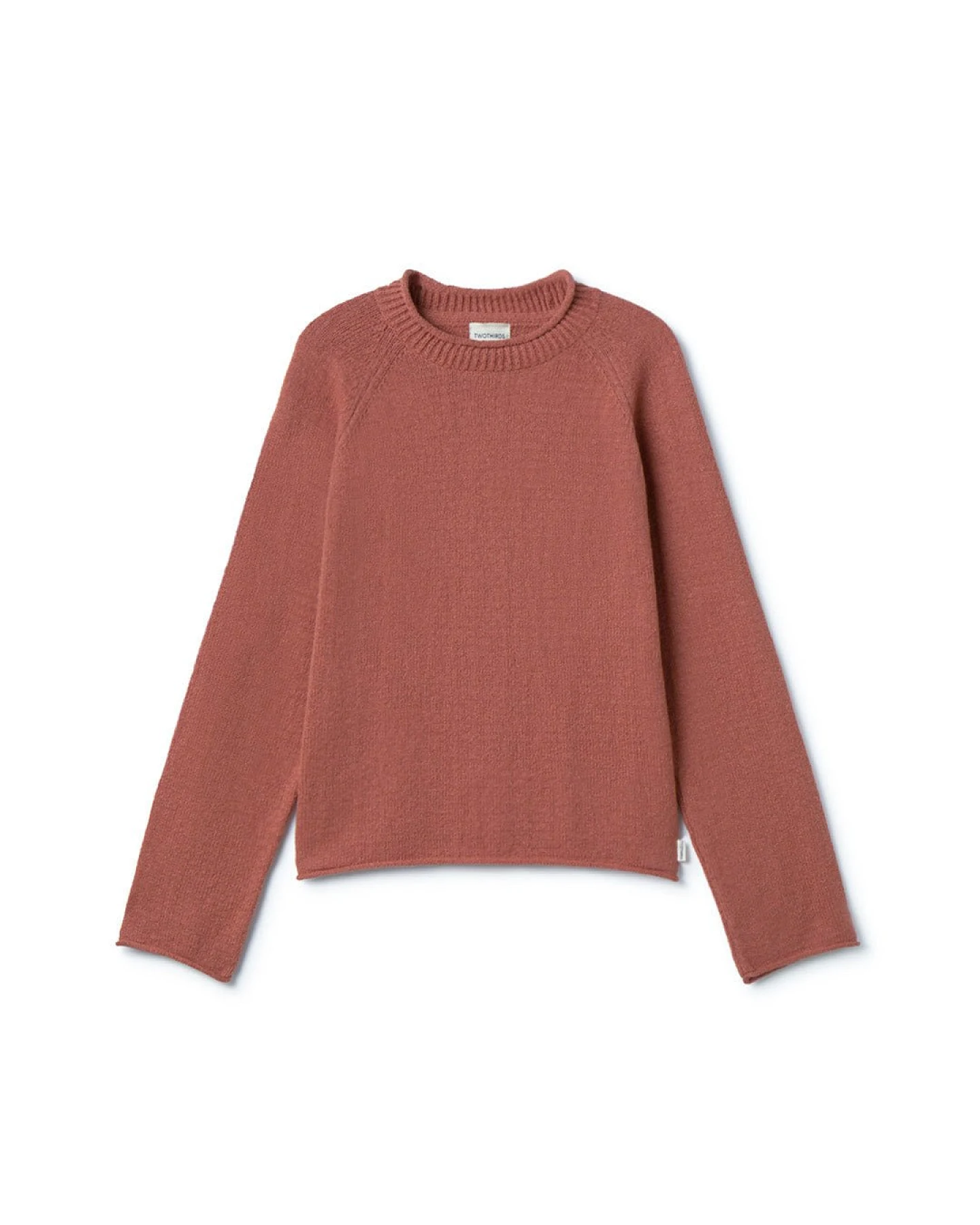 TWOTHIRDS Damen vegan Pullover Glen Adobe Rose – Ansicht 2