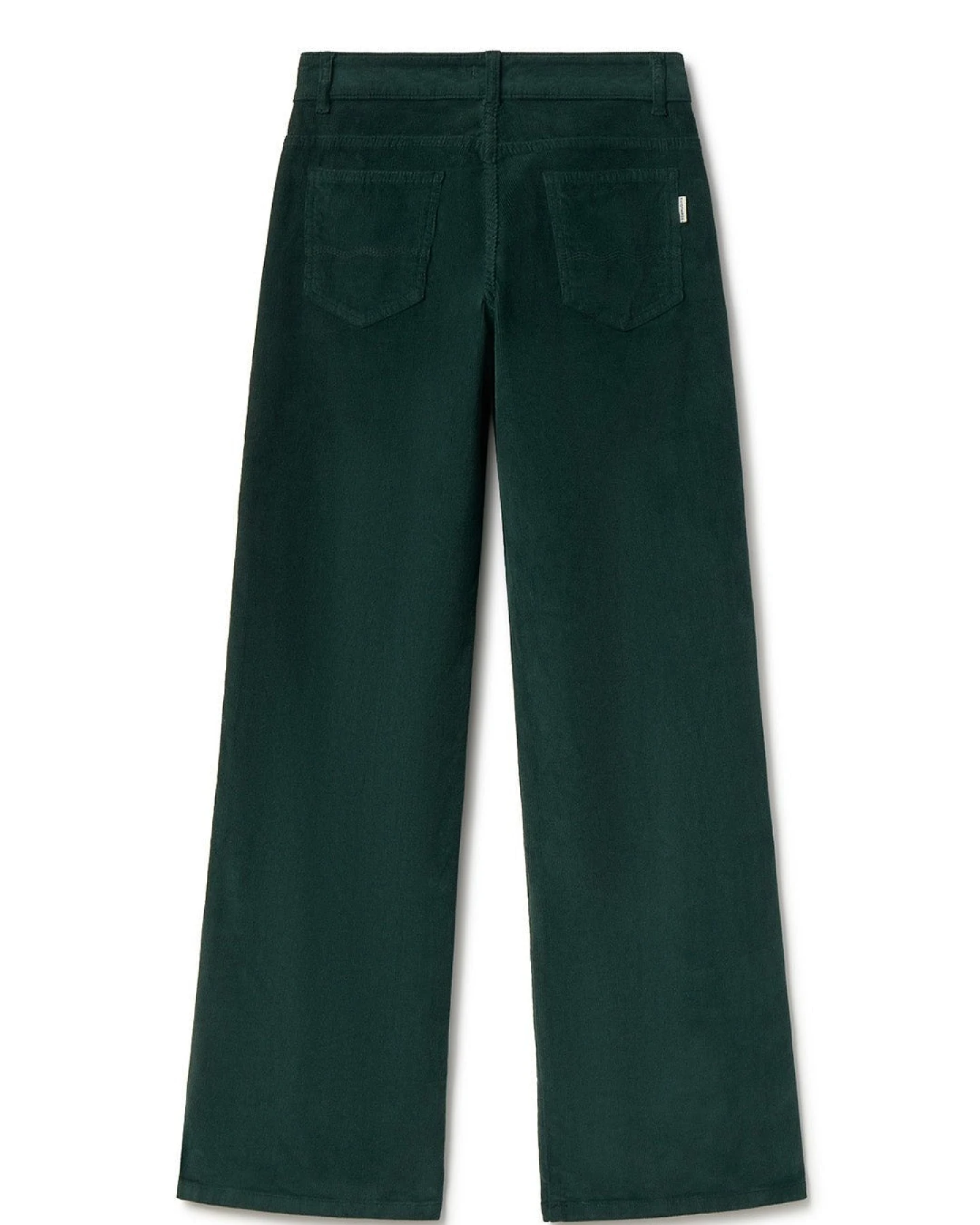TWOTHIRDS Damen vegan Hose Sora Dunkelgrün – Ansicht 2