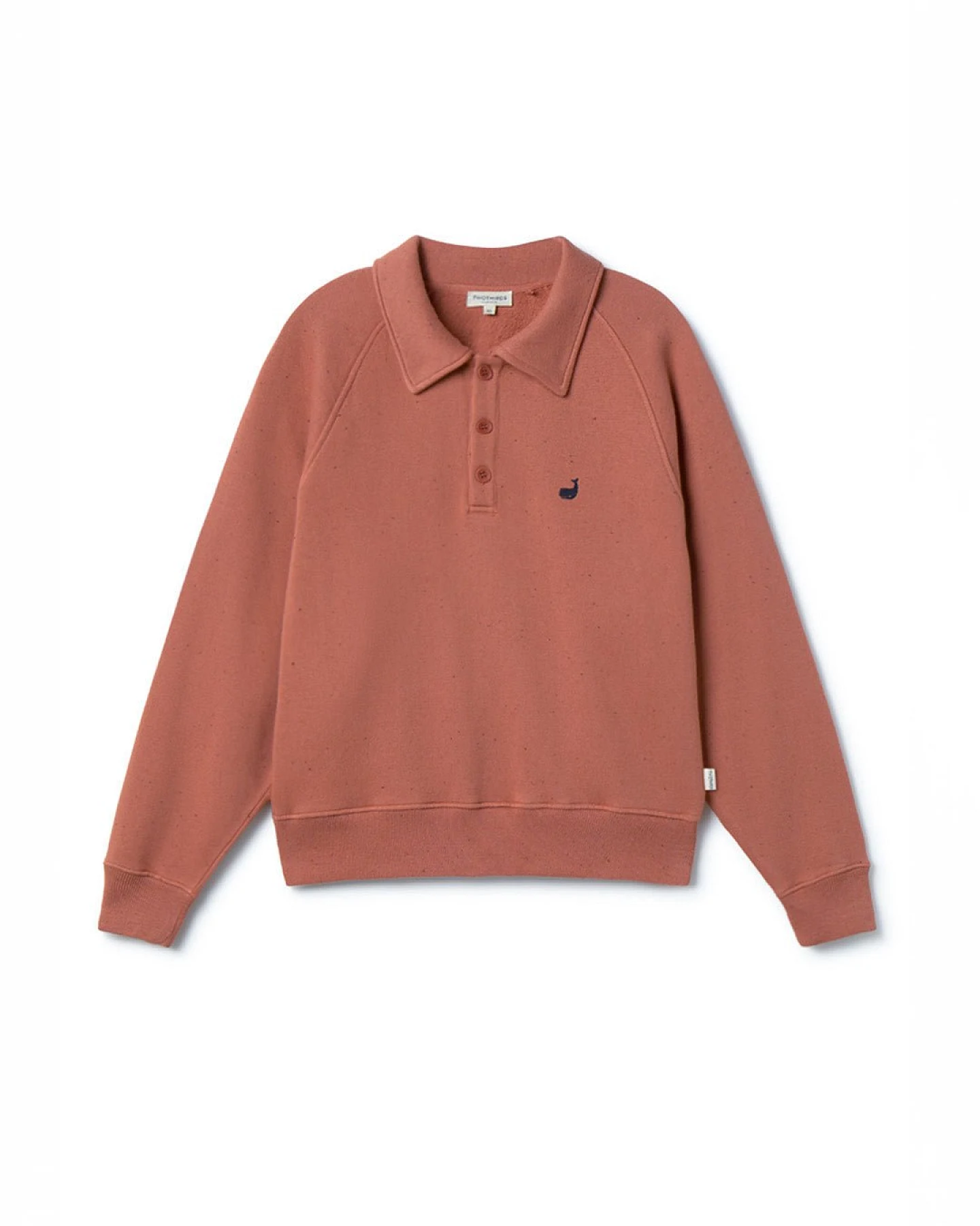 TWOTHIRDS Damen vegan Polo Sweatshirt Leskov Adobe Rose – Ansicht 2