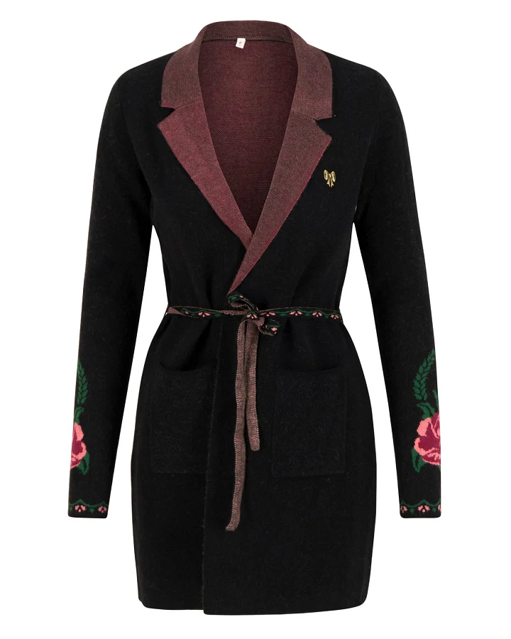 Lange Strickjacke gone with the mind
