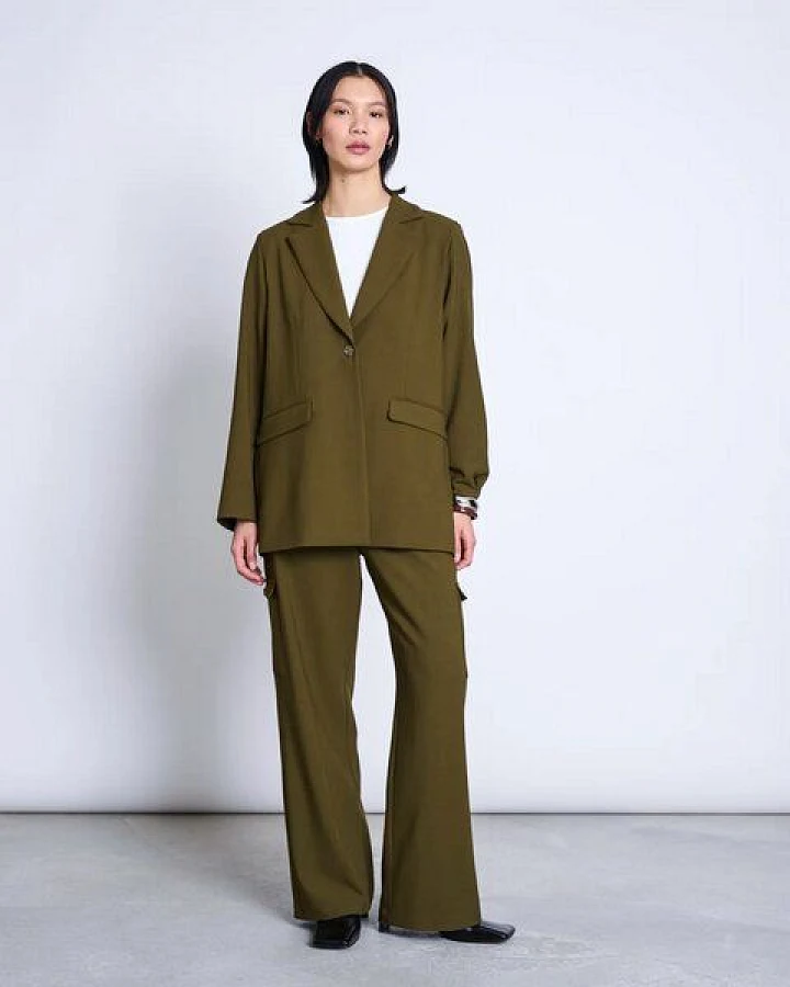 JAN N JUNE SLITTED BACK BLAZER JELS