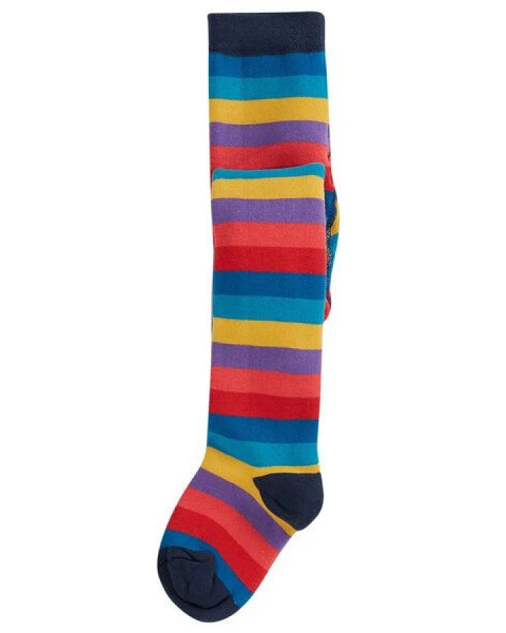 Frugi Bunte Bio Mädchen Strumpfhose aus Biobaumwolle