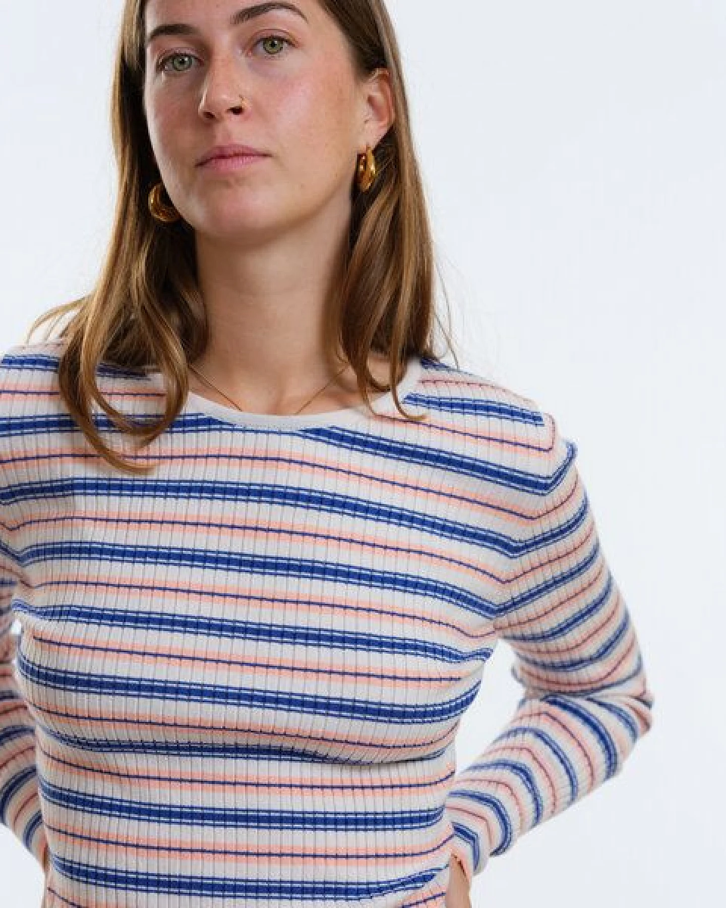 GARY MASH Gestrickter Slim Fit Pullover Yuma in Rippstrick – Ansicht 2