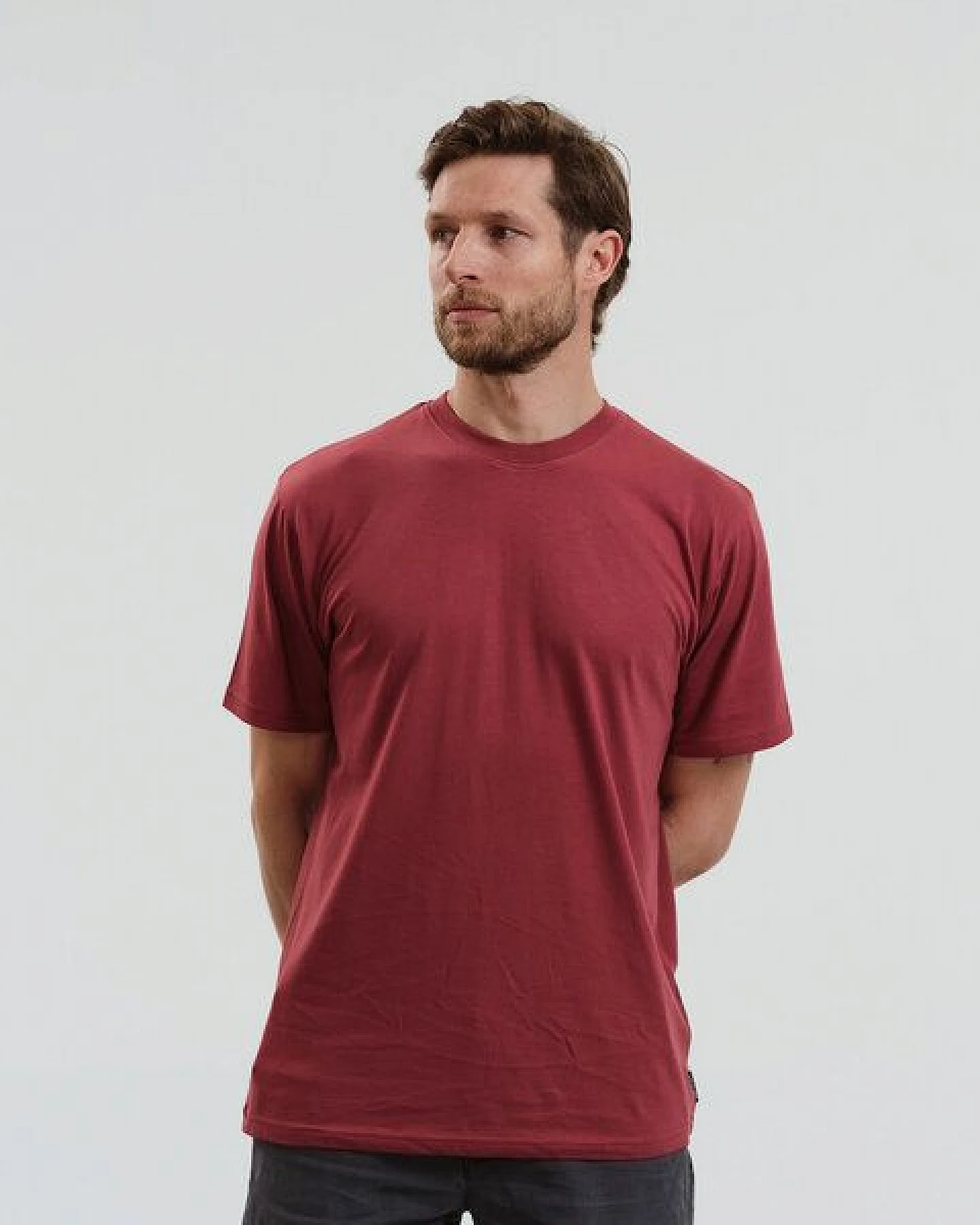 GARY MASH Herren Basic T-Shirt aus TENCEL Modal Mix – Ansicht 3