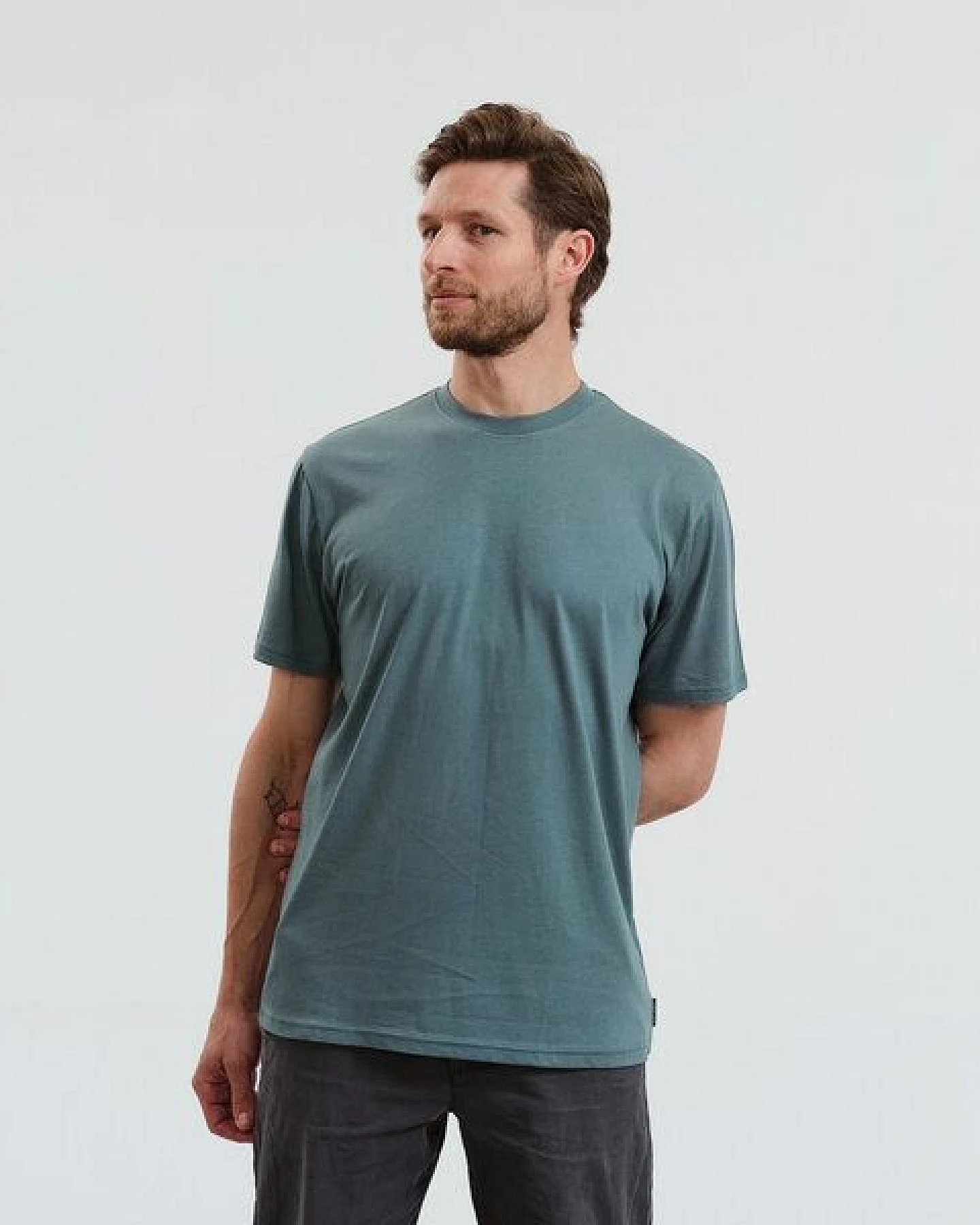 GARY MASH Herren Basic T-Shirt aus TENCEL Modal Mix – Ansicht 2