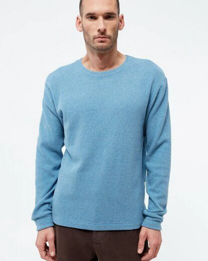 Givn Berlin Longsleeve GBTORBEN aus recycelter Baumwolle - Frosty Blue