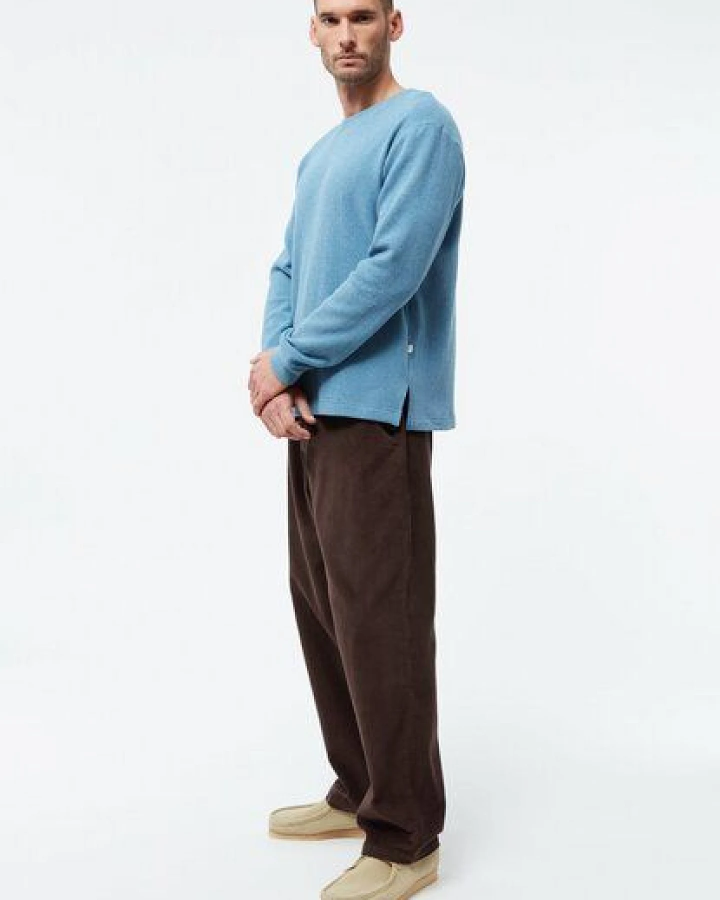 Givn Berlin Longsleeve GBTORBEN aus recycelter Baumwolle - Frosty Blue – Ansicht 2