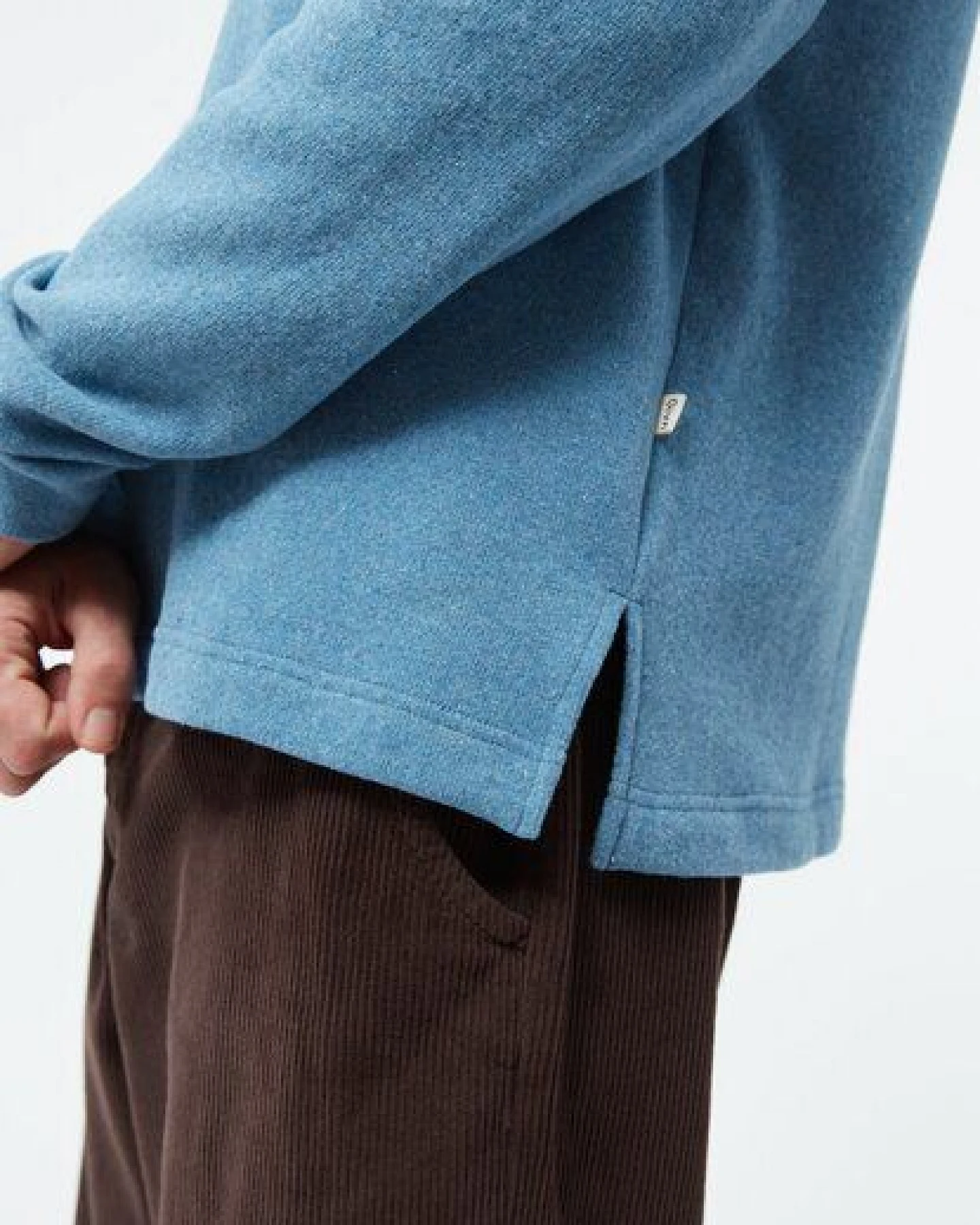 Givn Berlin Longsleeve GBTORBEN aus recycelter Baumwolle - Frosty Blue – Ansicht 3