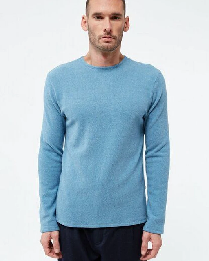 Givn Berlin Sweater GBIAN aus recycelter Baumwolle - Frosty Blue