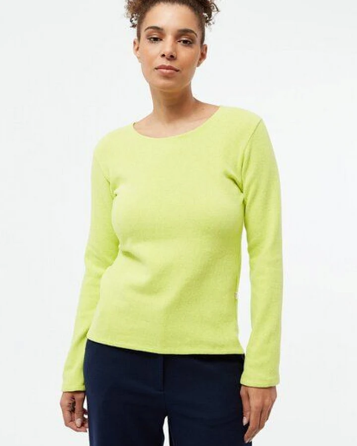 Givn Berlin Sweater GBLUCILLE aus recycelter Baumwolle - Lime Green