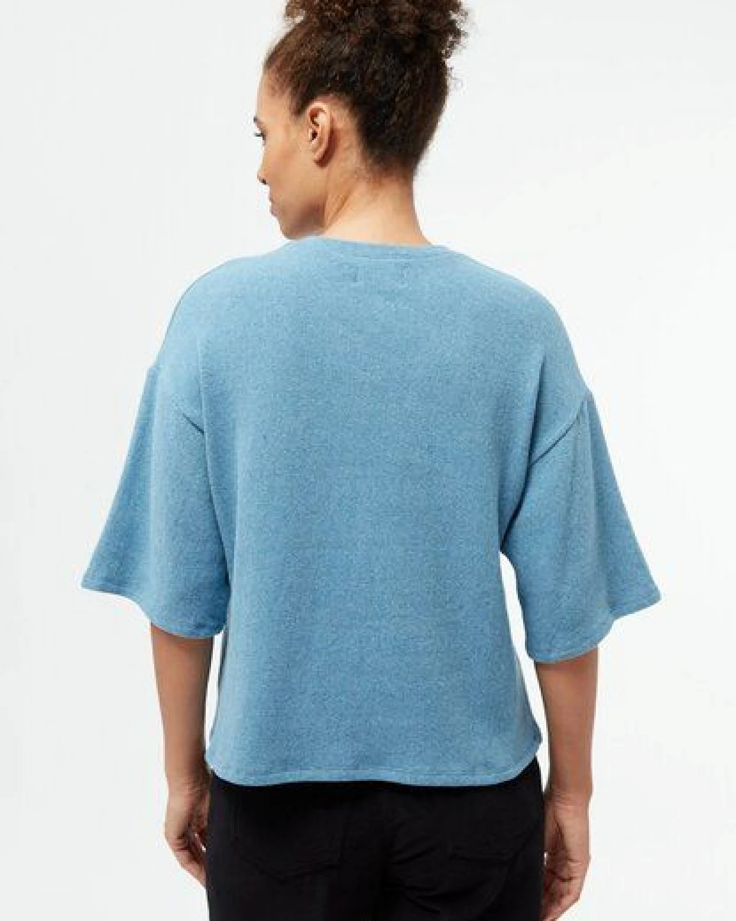 Givn Berlin Sweater GBSELMA aus recycelter Baumwolle - Frosty Blue – Ansicht 4