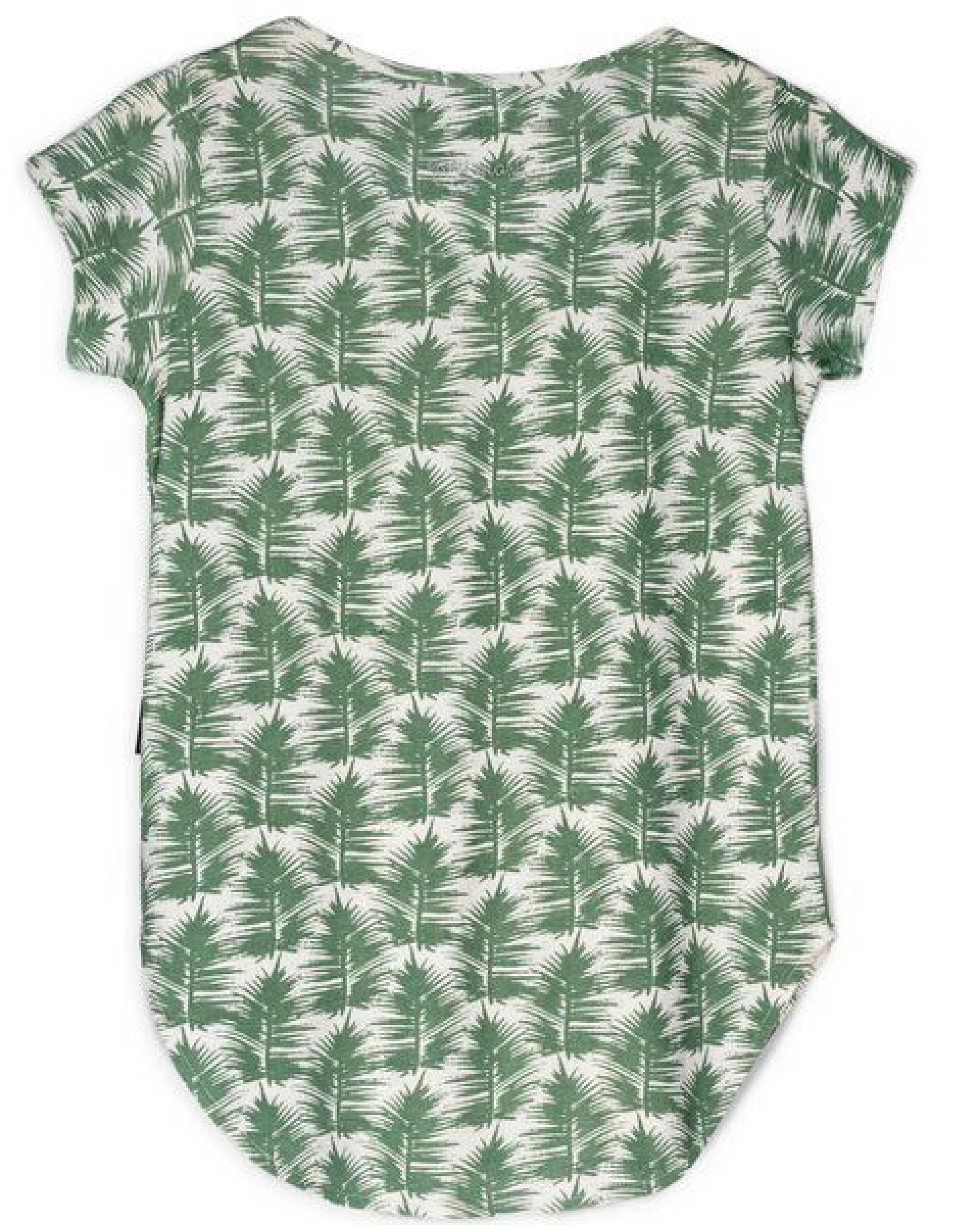 GARY MASH Kurzarmshirt mit Palmenblättern – Ansicht 4