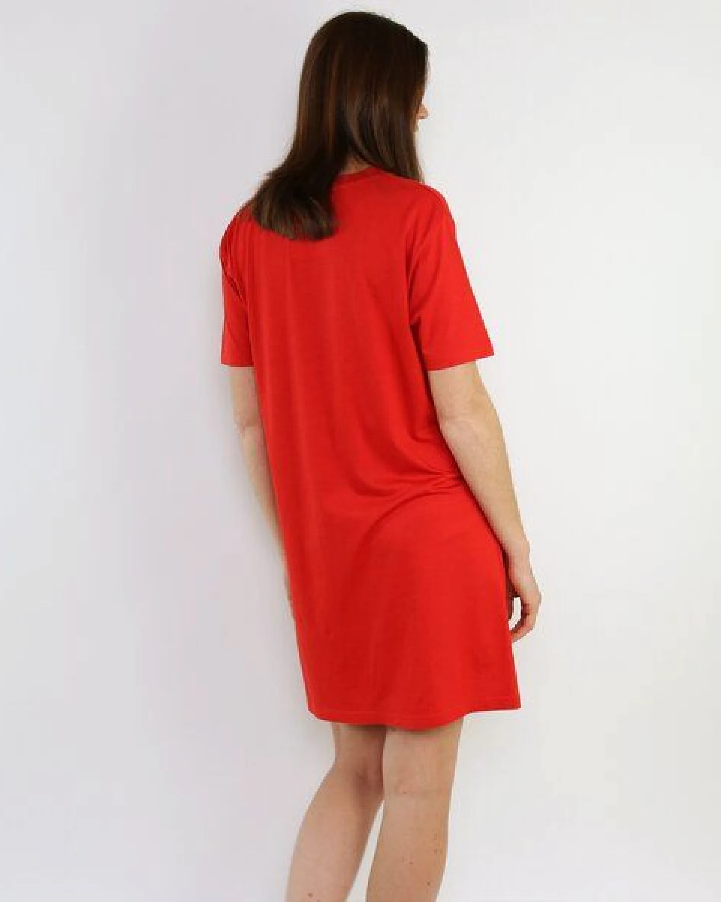 GARY MASH T-Shirt Kleid Juno Tomato – Ansicht 2