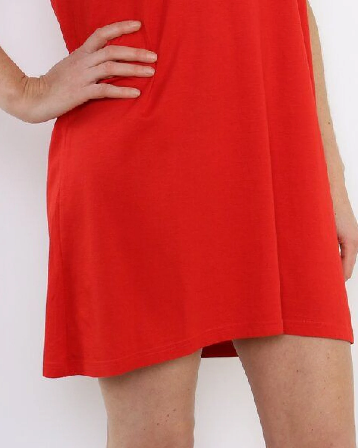 GARY MASH T-Shirt Kleid Juno Tomato – Ansicht 3