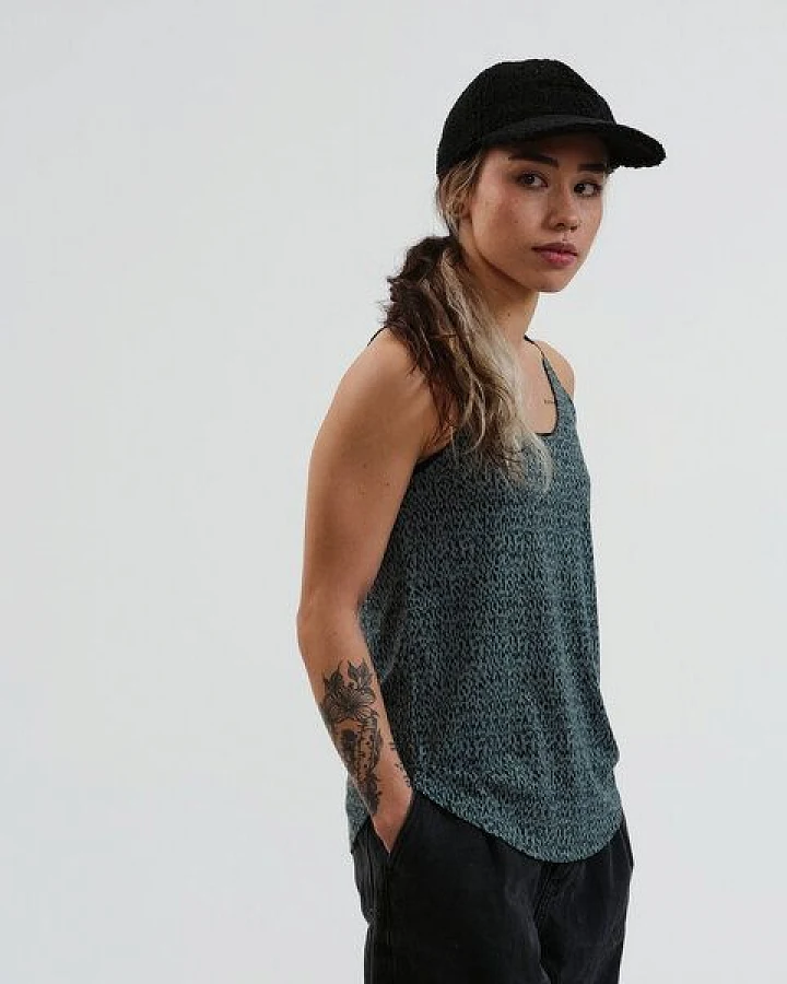 GARY MASH Top Victoria mit feinem Muster TENCEL Modal Mix