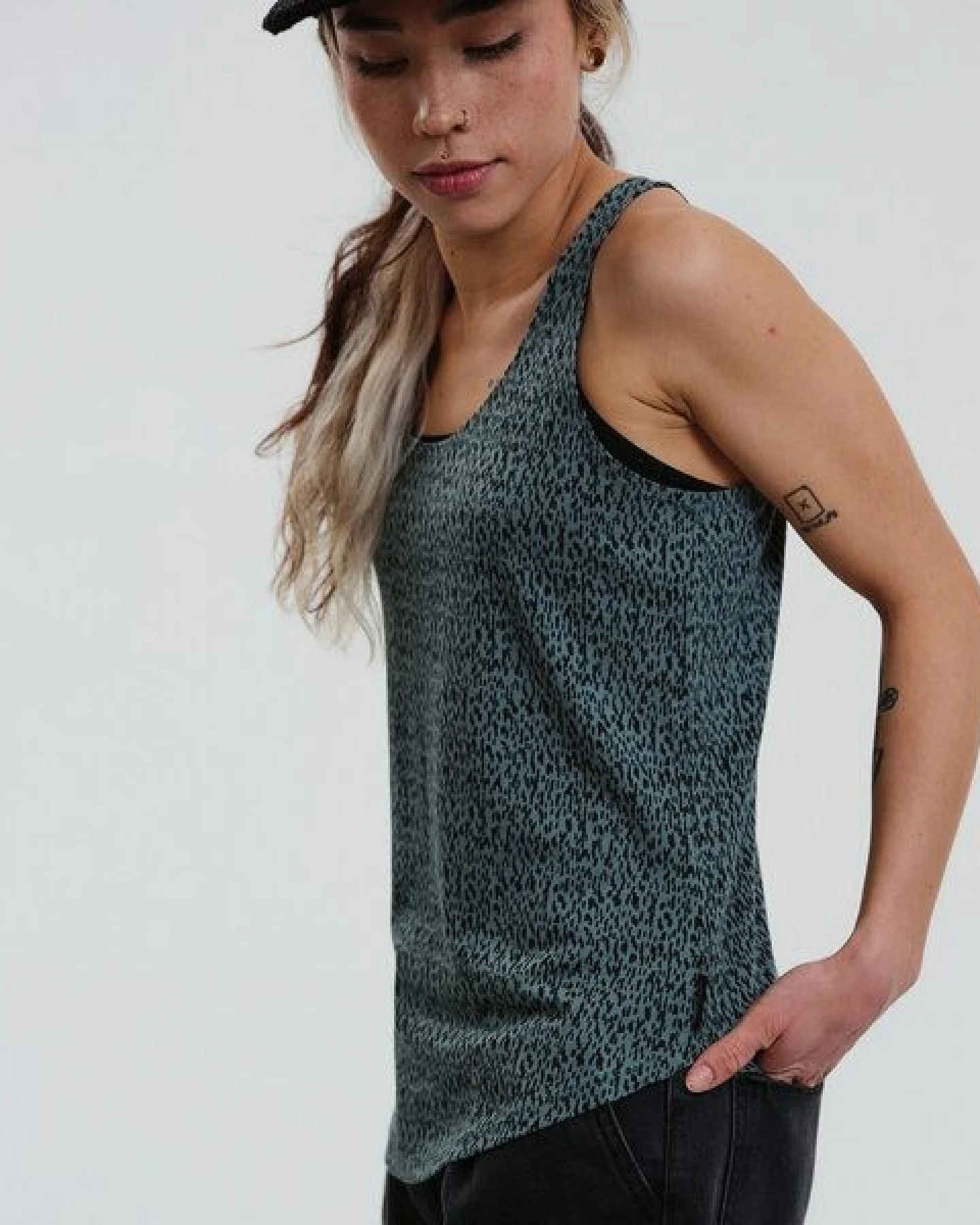 GARY MASH Top Victoria mit feinem Muster TENCEL Modal Mix – Ansicht 2