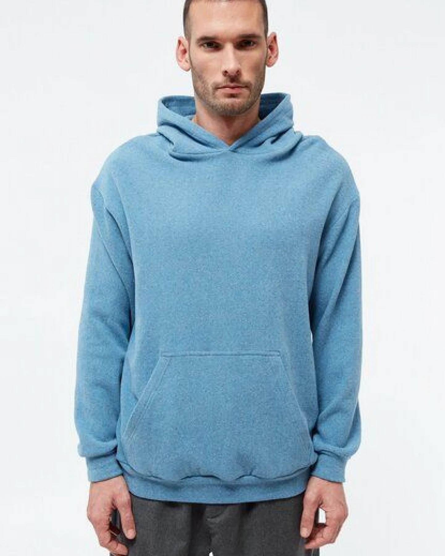 Givn Berlin Hoodie GBMATTES aus recycelter Baumwolle - Frosty Blue – Ansicht 2