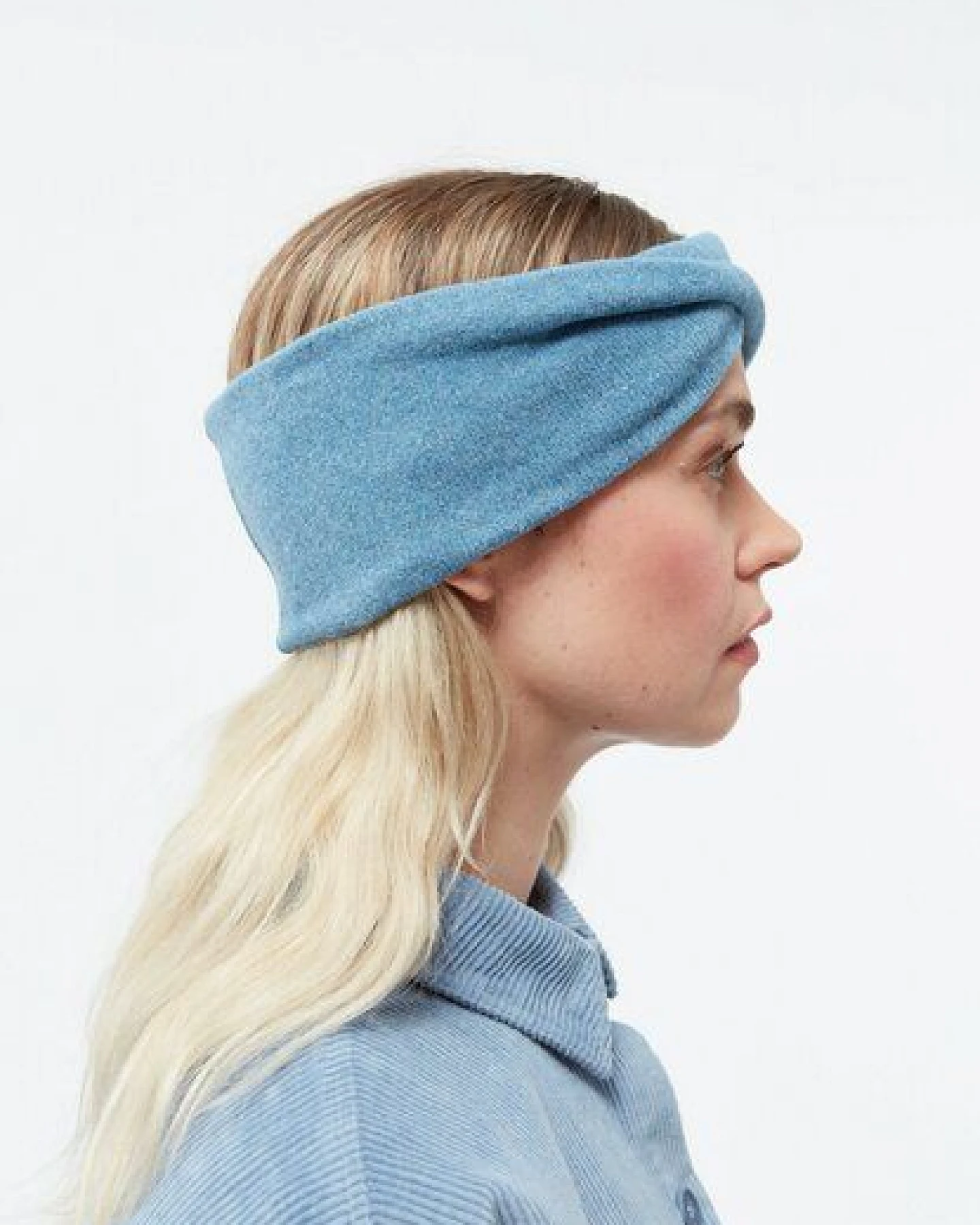 Givn Berlin Stirnband GBBETH aus recycelter Baumwolle - Frosty Blue – Ansicht 2