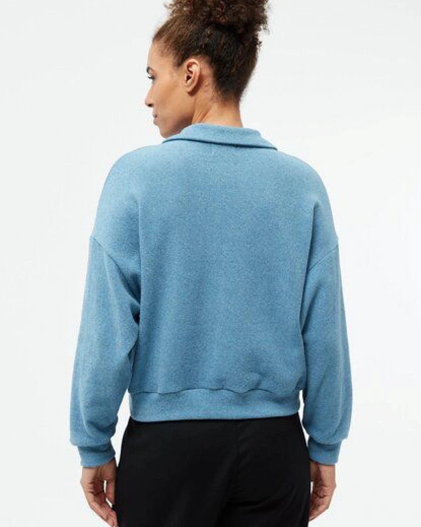 Givn Berlin Sweater GBRESA aus recycelter Baumwolle - Frosty Blue – Ansicht 4
