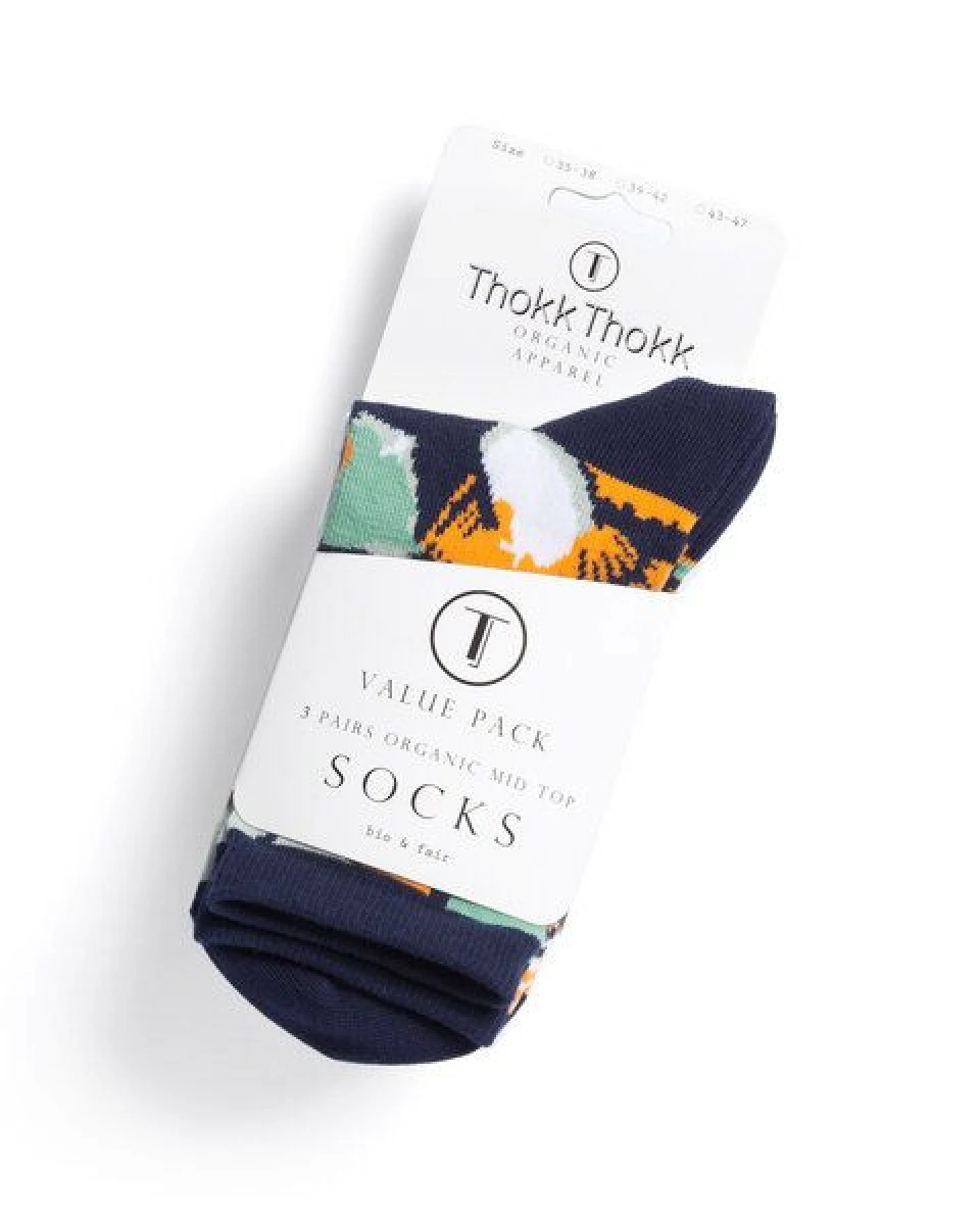 ThokkThokk 3er Pack Socken Mittelhoch // Blossom/Sprinkles/Colour Grading – Ansicht 2