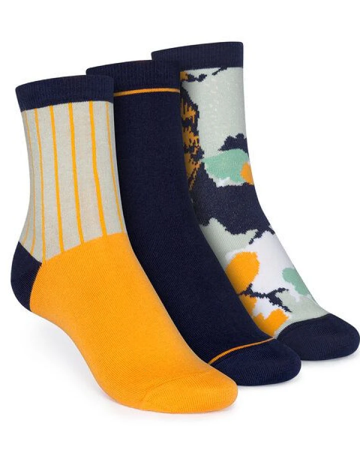 ThokkThokk 3er Pack Socken Mittelhoch // Vertical/Easy Stripe/Blossom