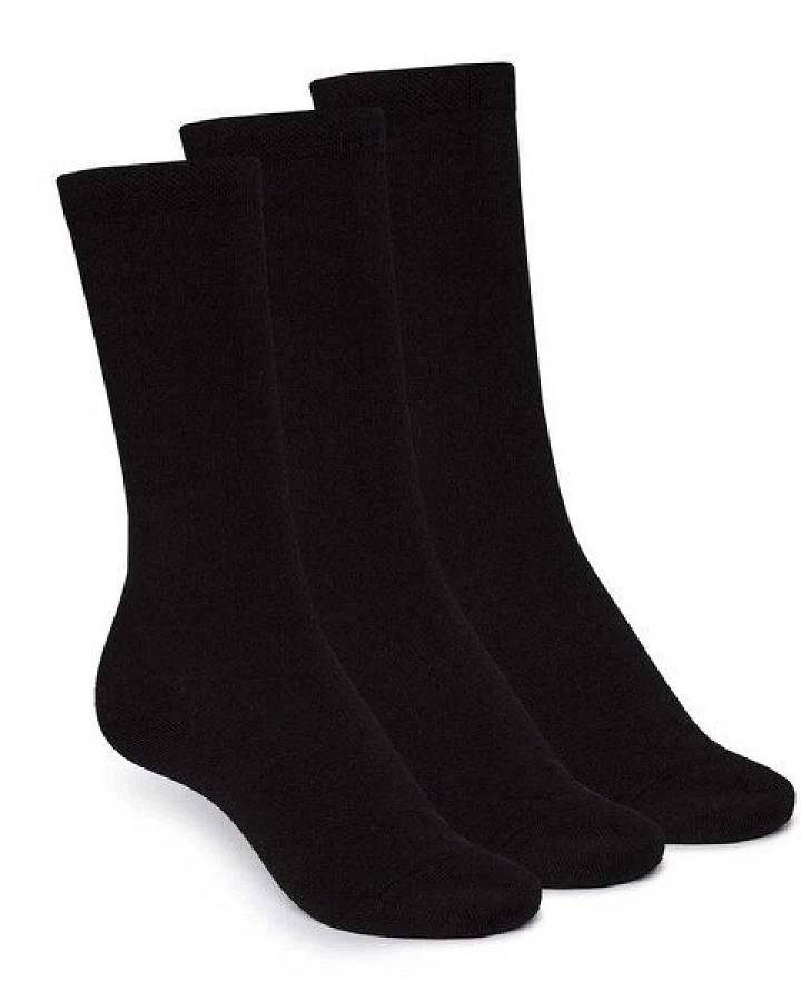 ThokkThokk High Rise Socken 3er-Pack, schwarz