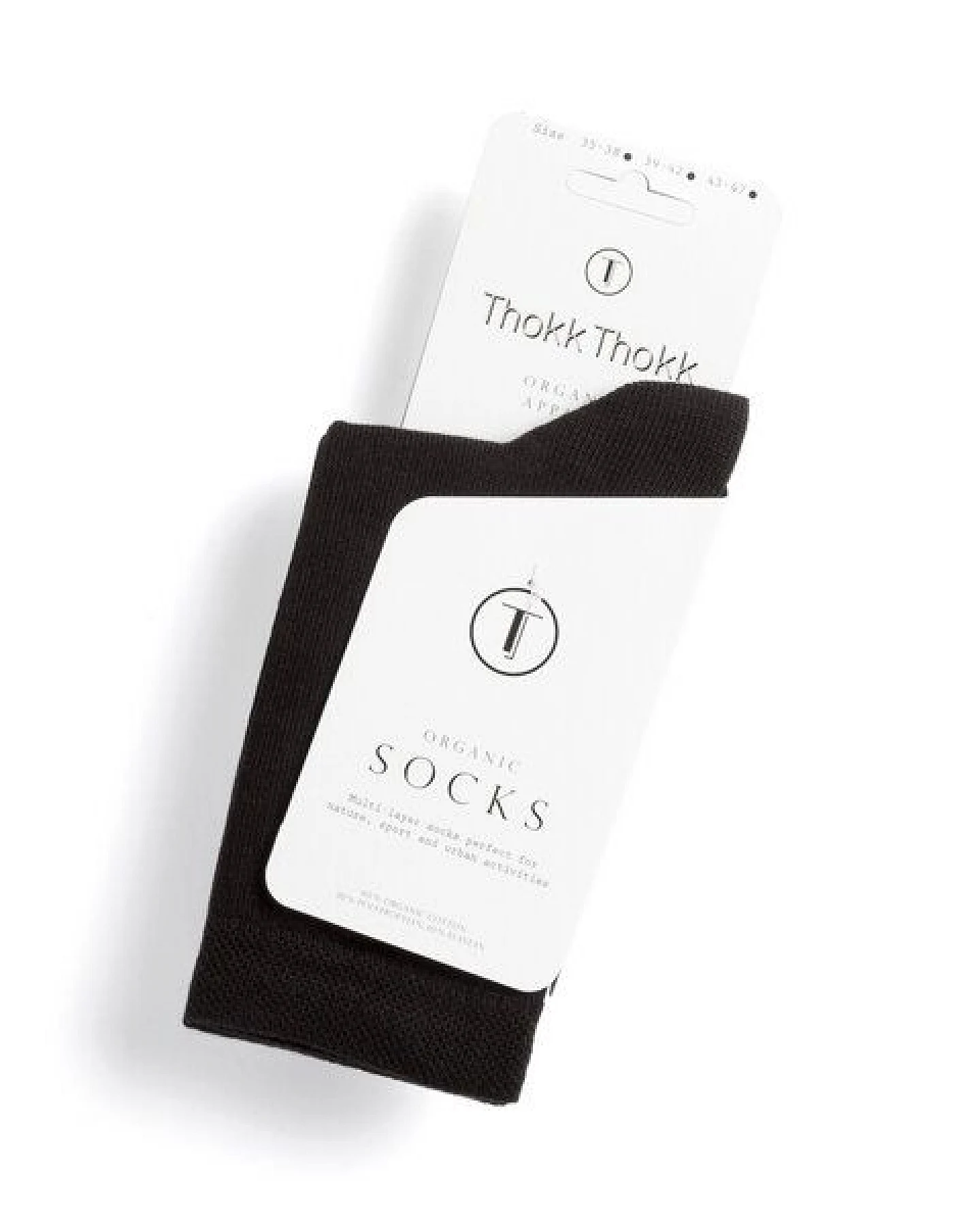 ThokkThokk High-Top Socken Black – Ansicht 2