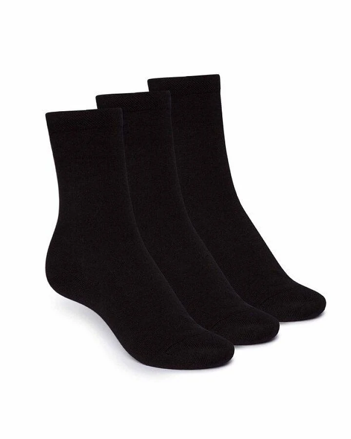 ThokkThokk Socken 3er-Pack, schwarz