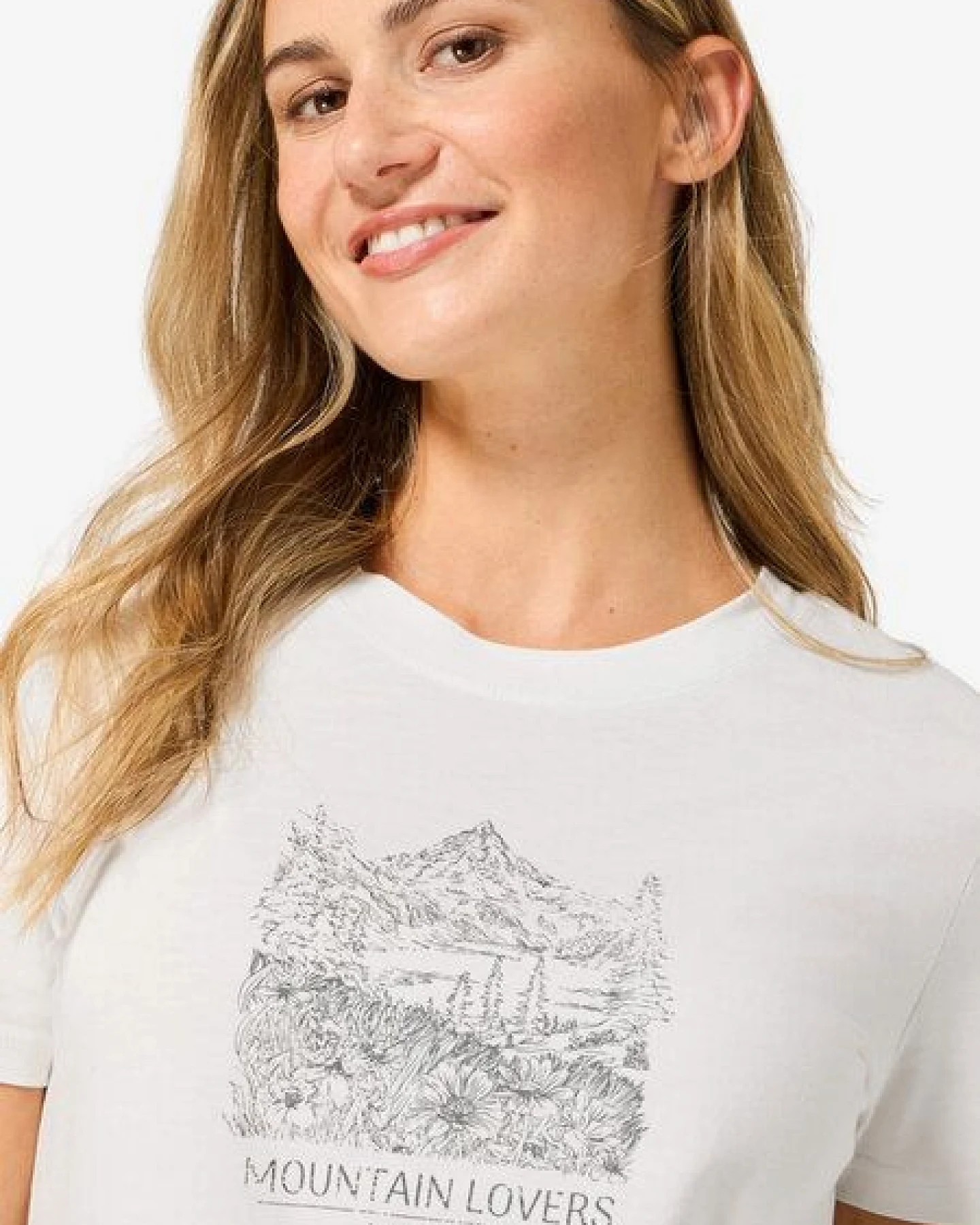 super.natural Merino T-Shirt W MOUNTAIN LOVERS BIO C TEE für Damen, Merino – Ansicht 2