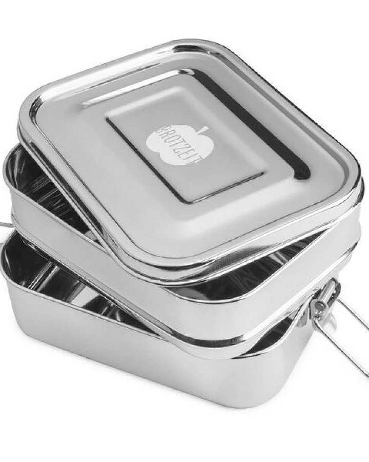 Brotzeit Edelstahl Lunchbox Doppeldecker