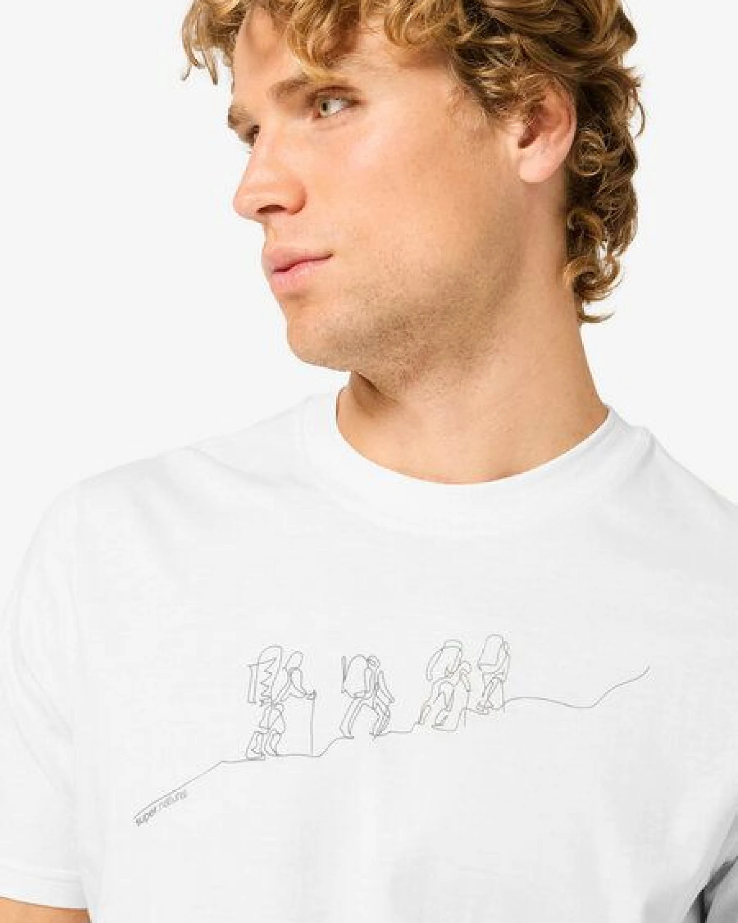 super.natural M HIKING BIO C TEE für Herren, Merino – Ansicht 2