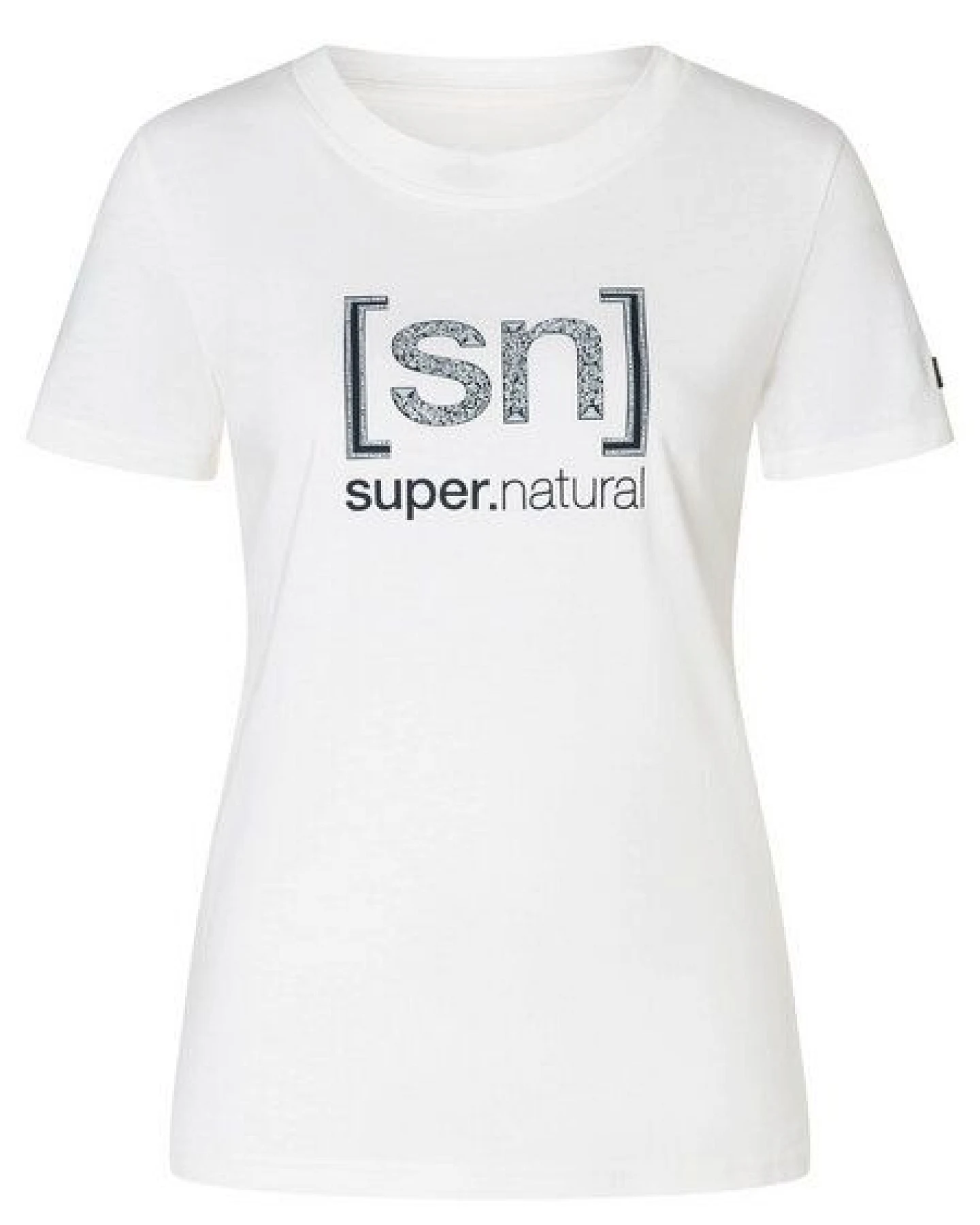 super.natural Merino T-Shirt W LOGO SN BANDANA BIO C TEE für Damen, Merino – Ansicht 4
