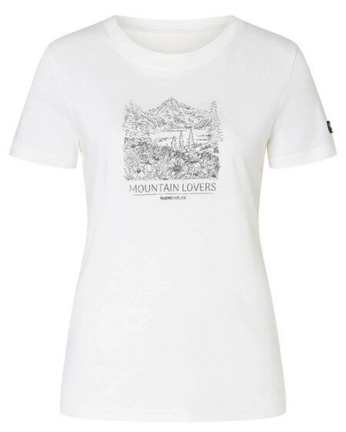 super.natural Merino T-Shirt W MOUNTAIN LOVERS BIO C TEE für Damen, Merino – Ansicht 4