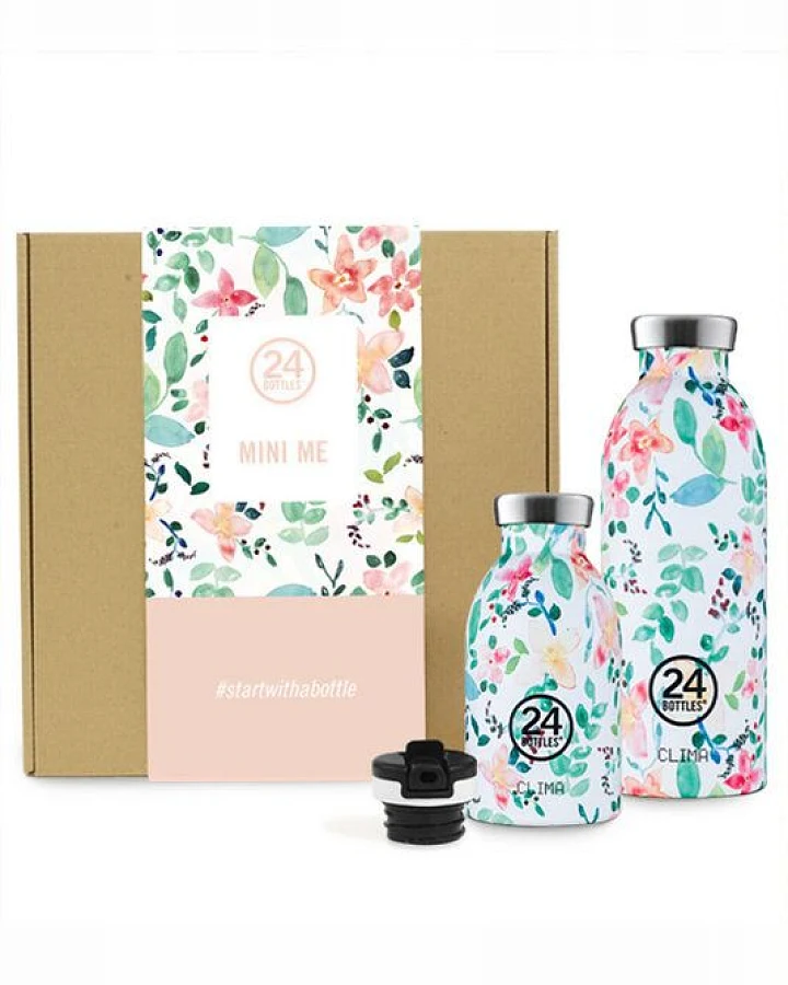 24bottles Geschenkbox Mini me, 2x Edelstahl Thermosflasche