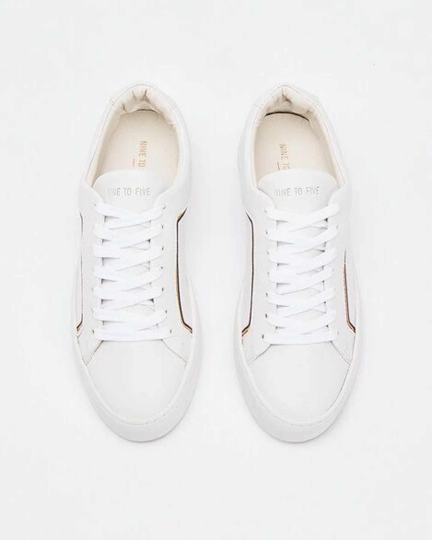 NINE TO FIVE Laced Sneaker #boi - minimalistischer Herren Allround-Sneaker aus Bioleder – Ansicht 3