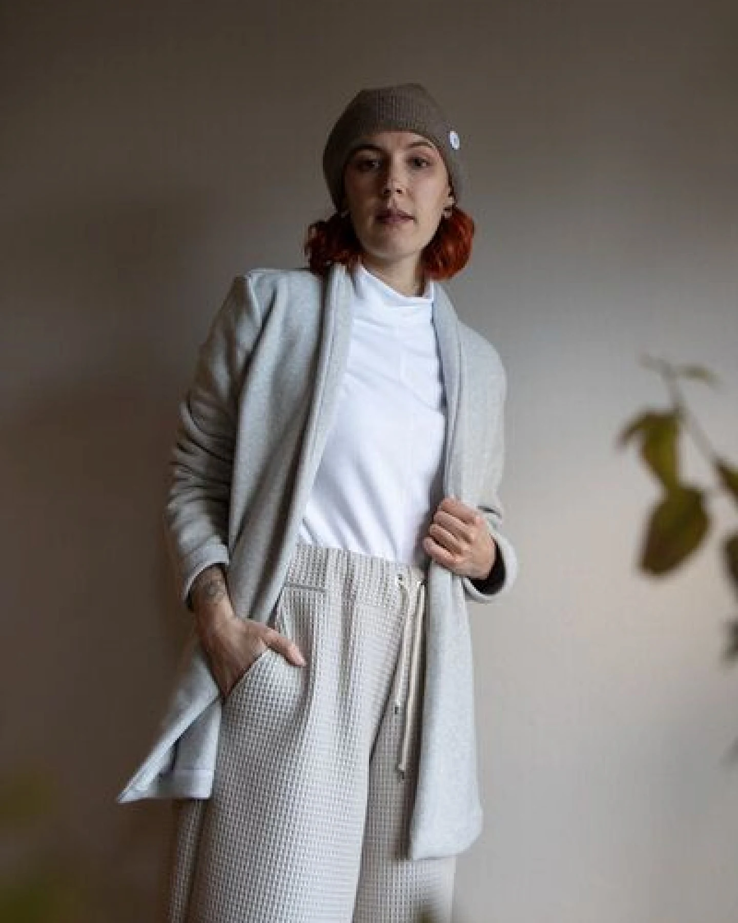 Ecostories Cardigan Kuschelwerk aus 100% Baumwollfleece – Ansicht 3
